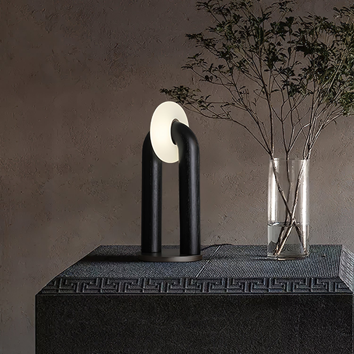 Arcadia Table Lamp - Modern LED Desk Light for Bedroom, Living Room & Office - Stylish Nightstand Lamp with Adjustable Brightness - Perfect for Reading, Working & Relaxing