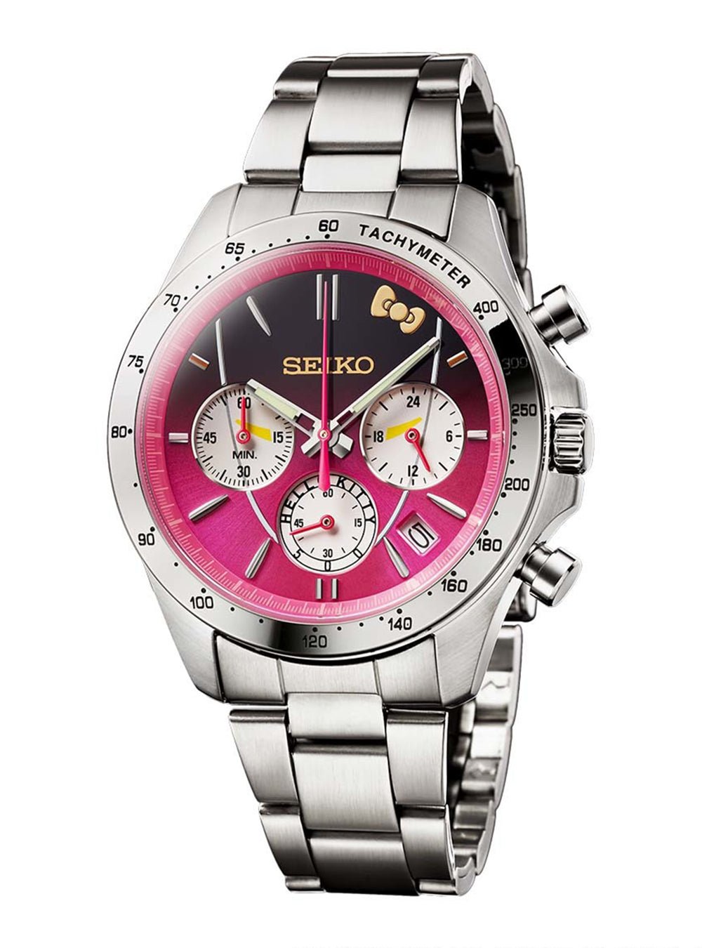 SEIKO HELLO KITTY Shinkansen Limited Edition Watch - Japanese-Made Collectible for Anime Fans & Travel Enthusiasts | Perfect Gift for Sanrio Lovers