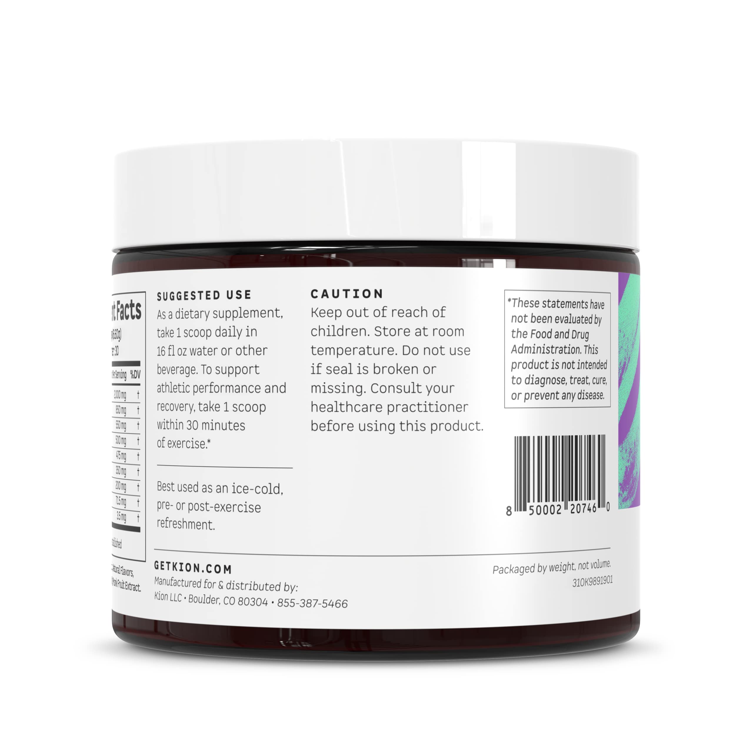 Kion Aminos - Essential Amino Acids Powder for Muscle Recovery & Growth, BCAA EAA Supplement with No Caffeine - Mixed Berry Flavor (30 Servings) | Post-Workout Recovery & Daily Energy Boost for Athletes & Fitness Enthusiasts
