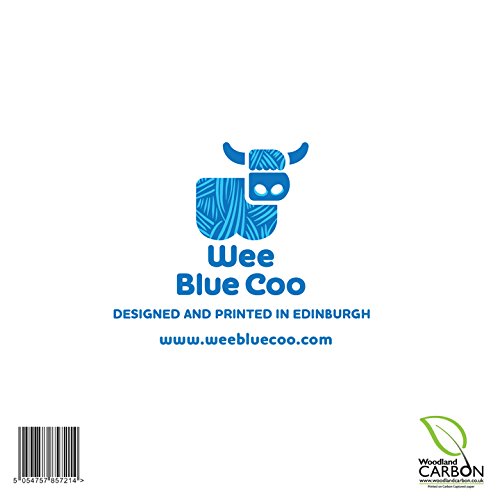 Wee Blue Coo Astrology Pisces Star Sign Constellation Blank Greeting Card - Perfect for Birthday Wishes, Zodiac Gifts & Celestial Decor