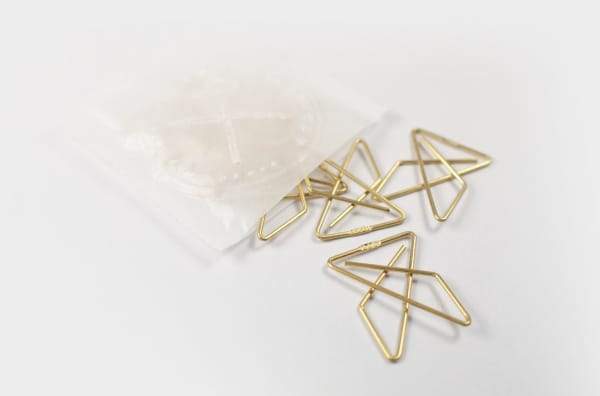 Premium Brass Paper Clips by Tools to Liveby - Ideal for Office, School & Crafting - Durable & Stylish Stationery Essentials