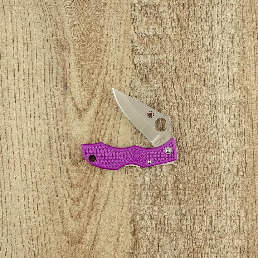 Spyderco Ladybug Folding Pocket Knife - Compact & Lightweight EDC Knife for Everyday Carry, Outdoor Adventures, and Survival Gear