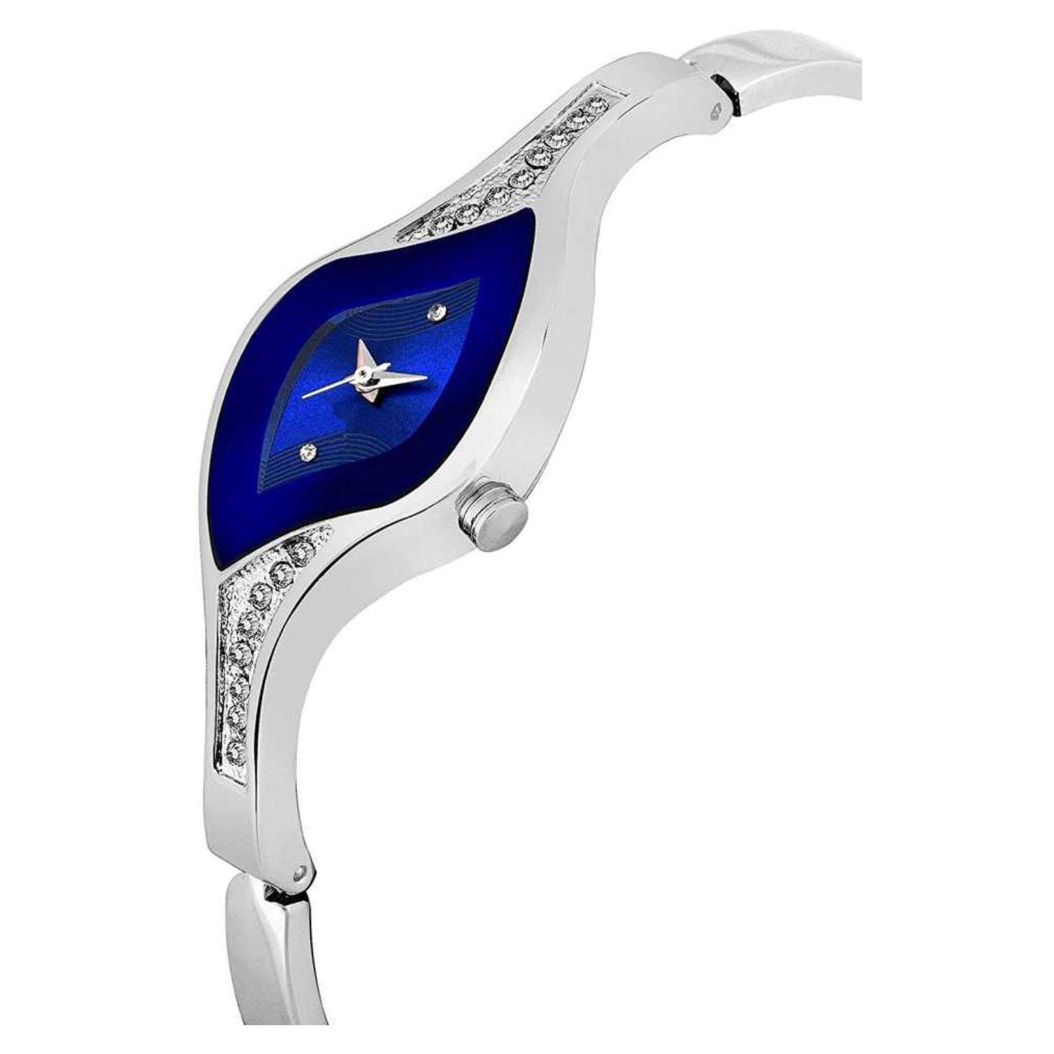 Shopoholic Analogue Blue Dial Women's Watch (S-334) - Stylish Fashion Accessory for Everyday Wear, Office & Casual Outfits