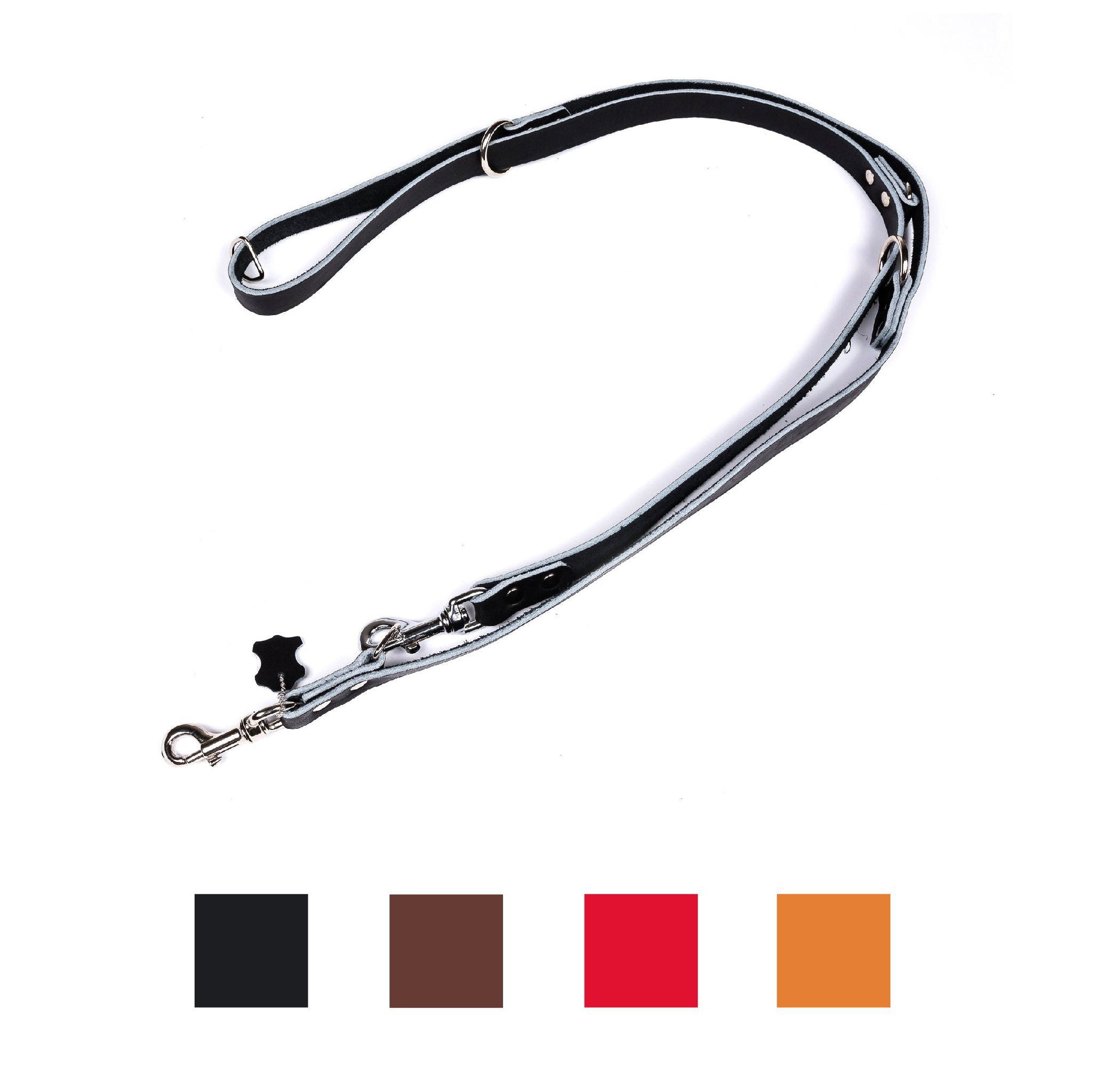 Premium European Adjustable Lead Buffalo Leather Dog Collar - Durable & Stylish for Large Breed Dogs - Perfect for Training, Walking & Outdoor Adventures
