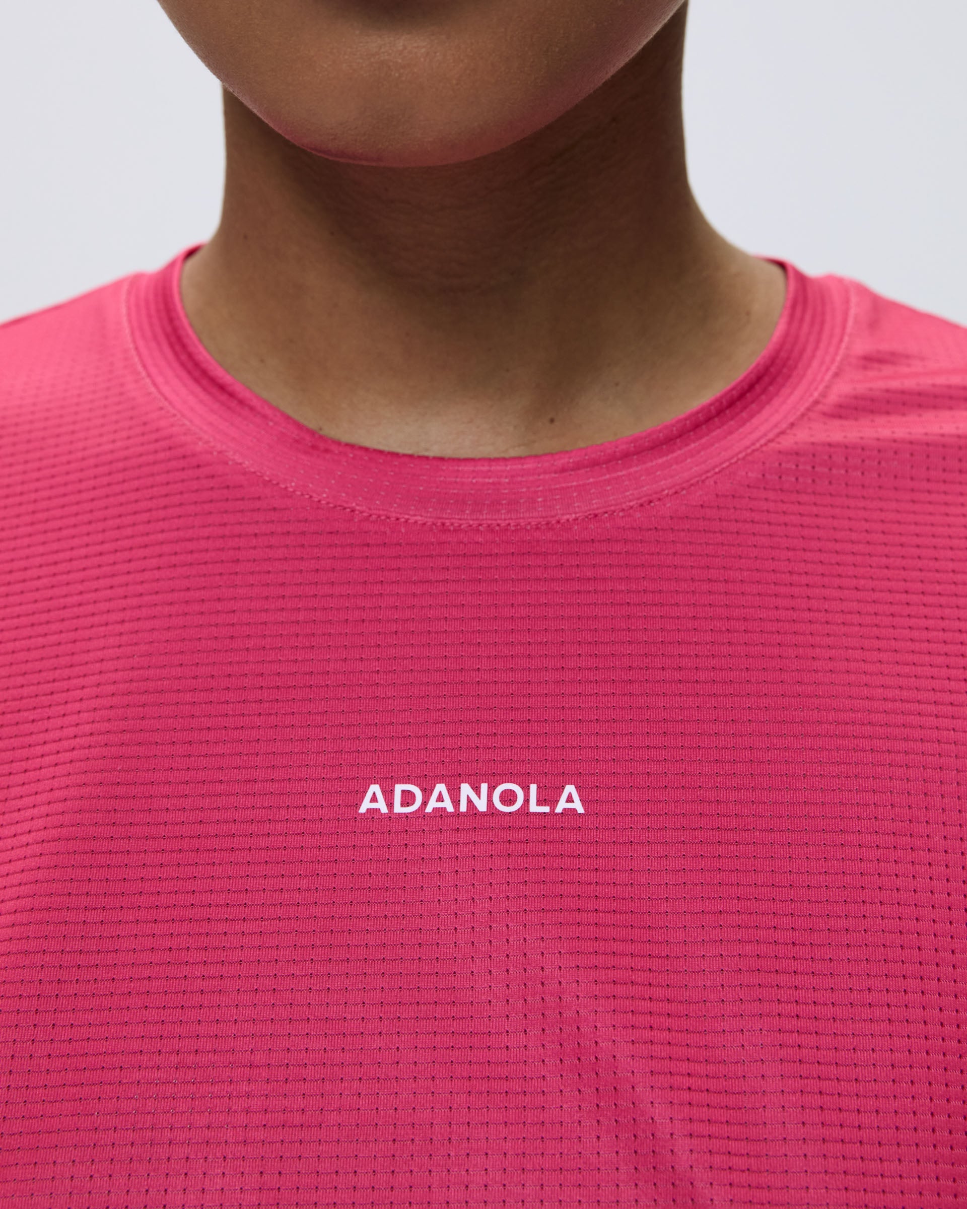 Breathable Mesh Active T-Shirt for Women - Hot Pink | Workout, Running, Yoga & Gym Performance Top