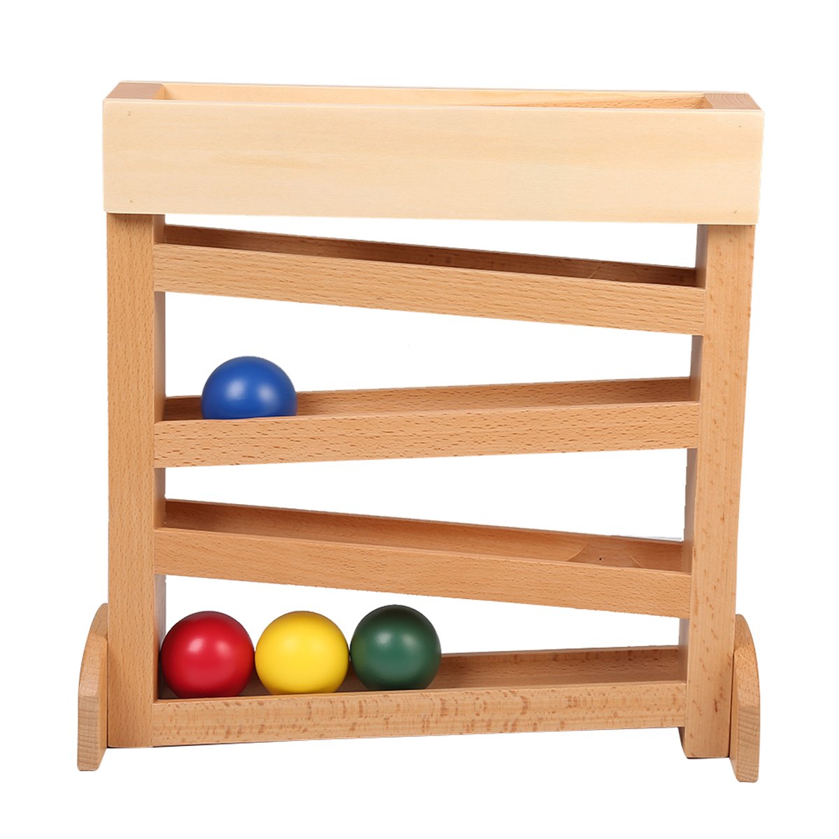 MEYOR Montessori Wooden Ball Maze Toy - Visual Tracking Activity for Kids Ages 3+ | Fine Motor Skills Development | Birthday Gift & Preschool Learning Tool