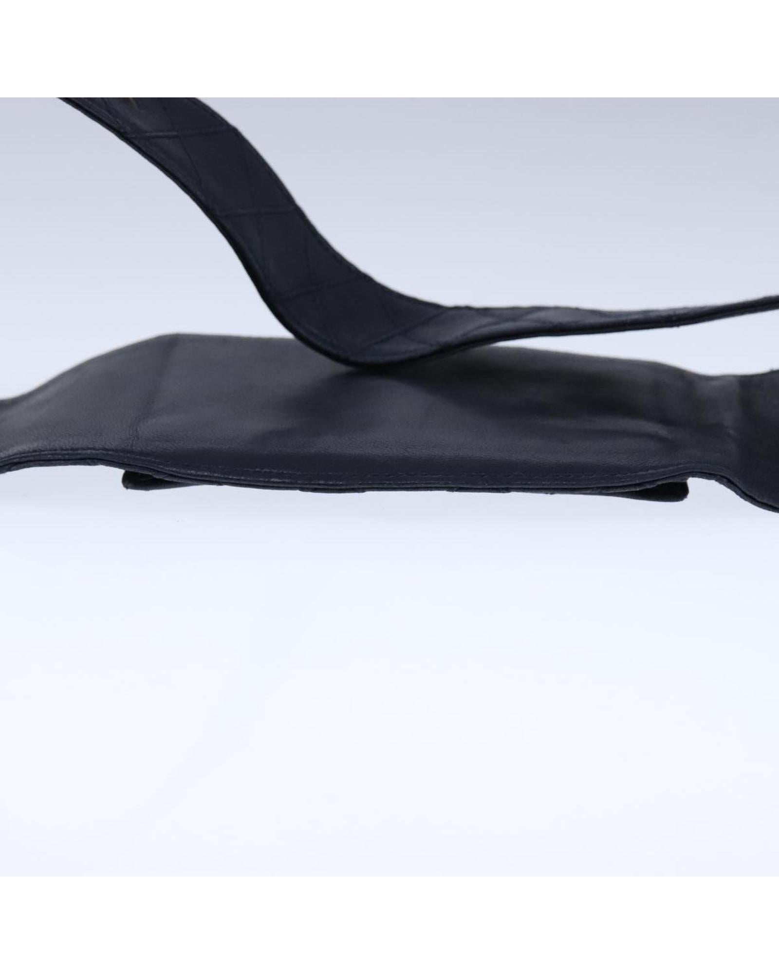 Luxury Bicolor Lambskin Waist Bag with Gold CC Logo - Perfect for Travel, Concerts & Everyday Fashion