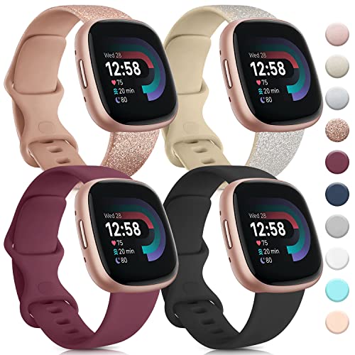 Glistening Rose Gold/Glistening Champagne Gold/Wine Red/Black