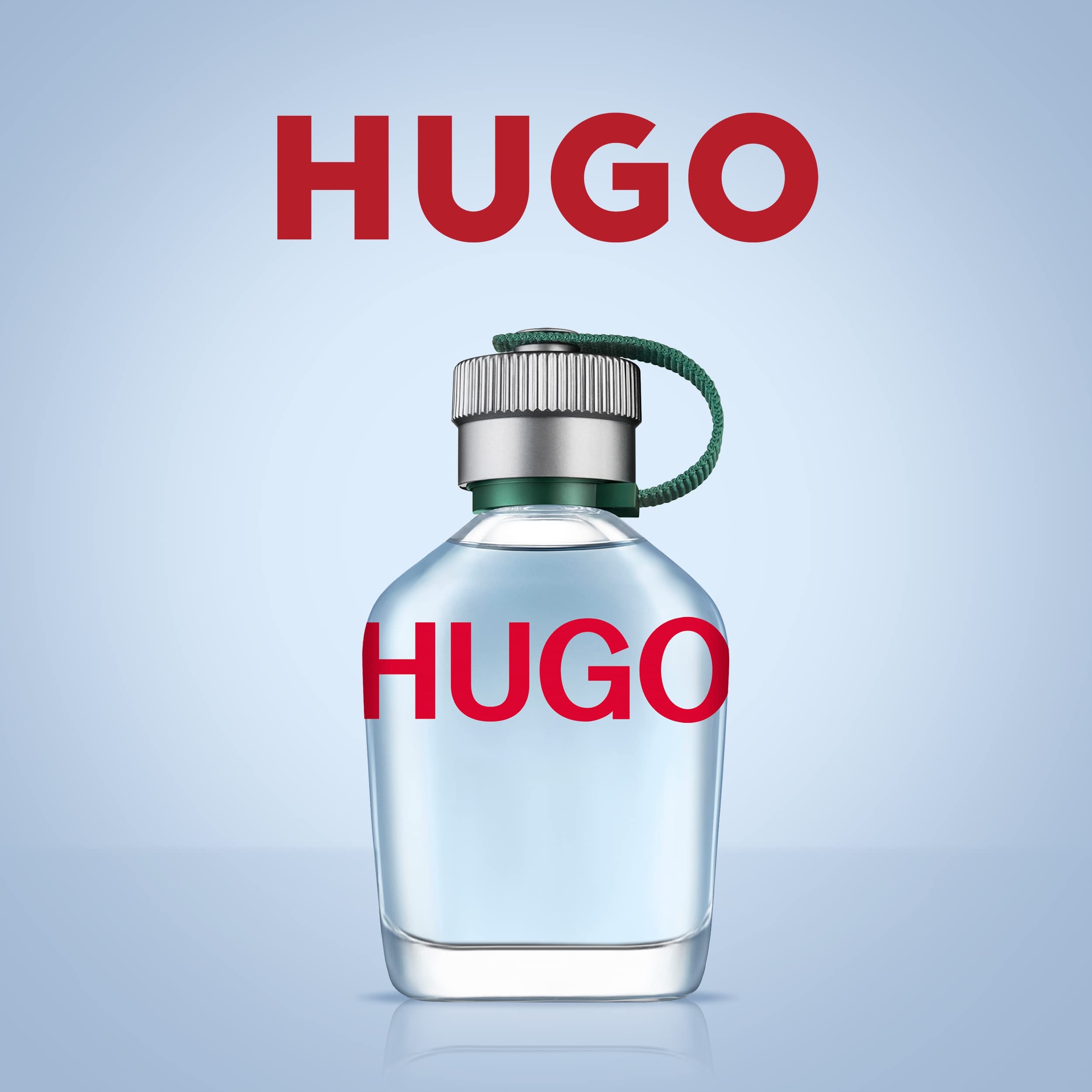 Hugo Boss Hugo Man Eau de Toilette for Men - Aromatic Fougère Cologne with Green Apple & Fir Balsam Notes - Long Lasting Fragrance Spray - Perfect for Date Night, Office & Special Occasions