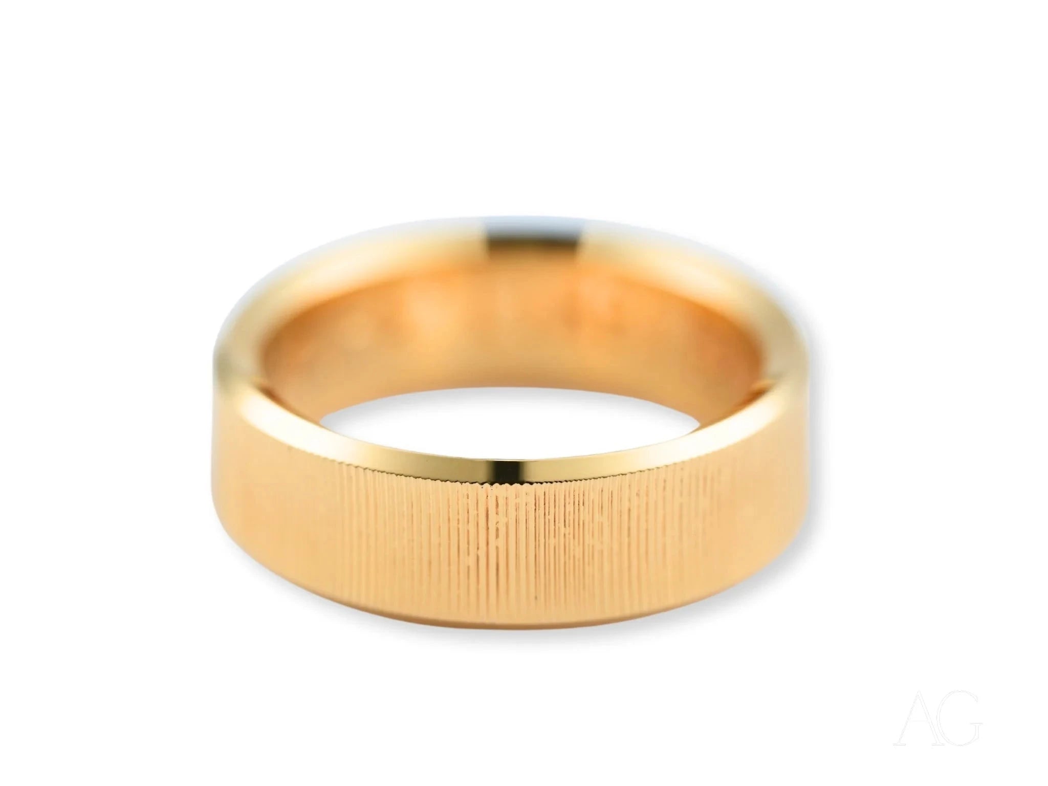 Golden Whisper Wedding Band - Elegant 14K Gold Ring for Women & Men - Perfect for Engagement, Anniversary & Special Occasions