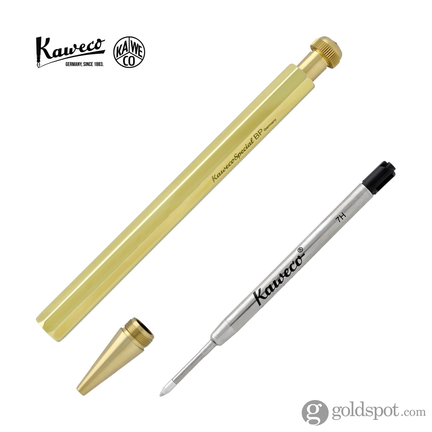Kaweco Special Polished Brass Ballpoint Pen - Premium Writing Instrument for Office, School & Gift Giving