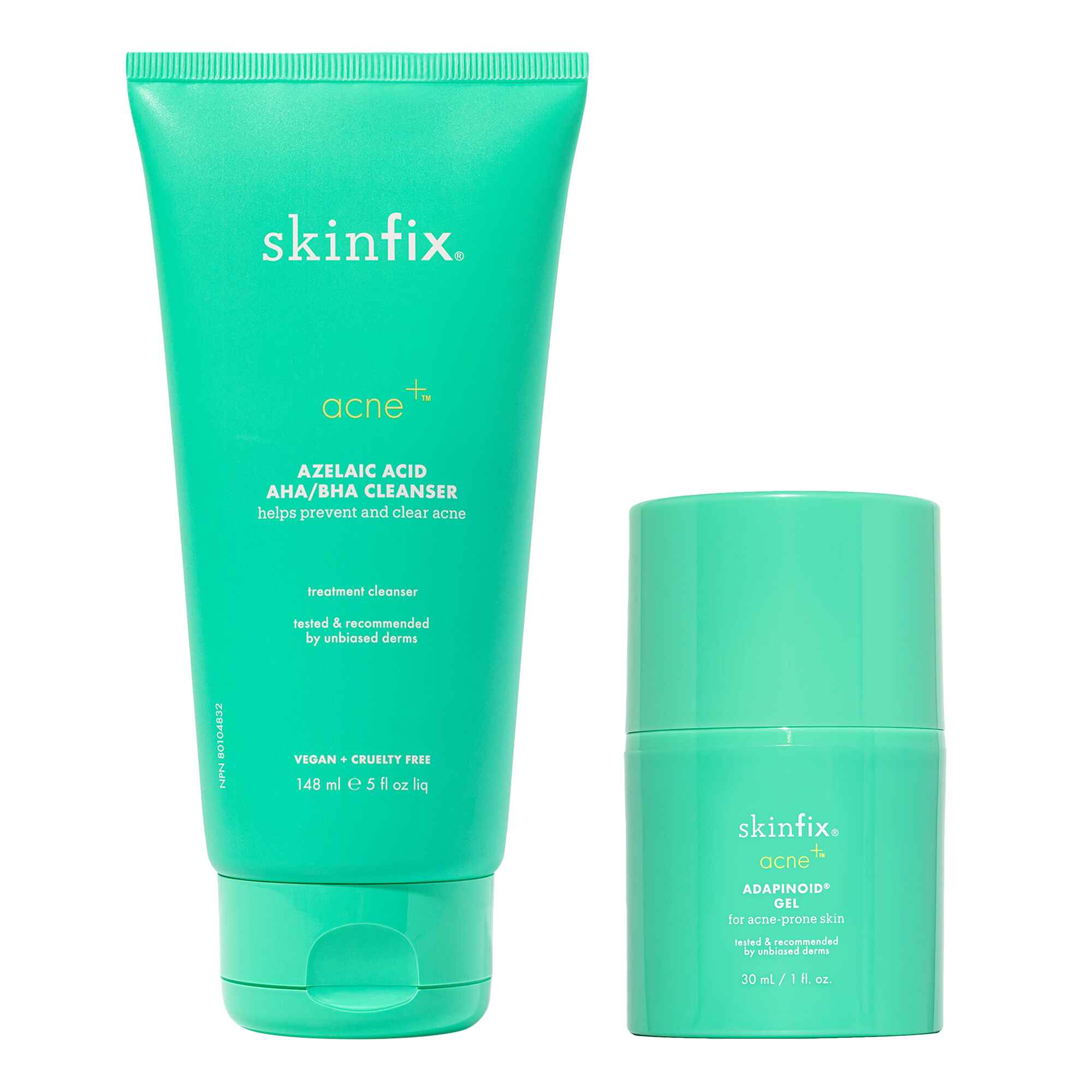 Dr. Neal's Acne Control Duo Set - Acne Treatment Kit for Teens & Adults - Face Wash & Spot Treatment for Clear Skin | Perfect for Daily Skincare Routine & Breakout Emergencies