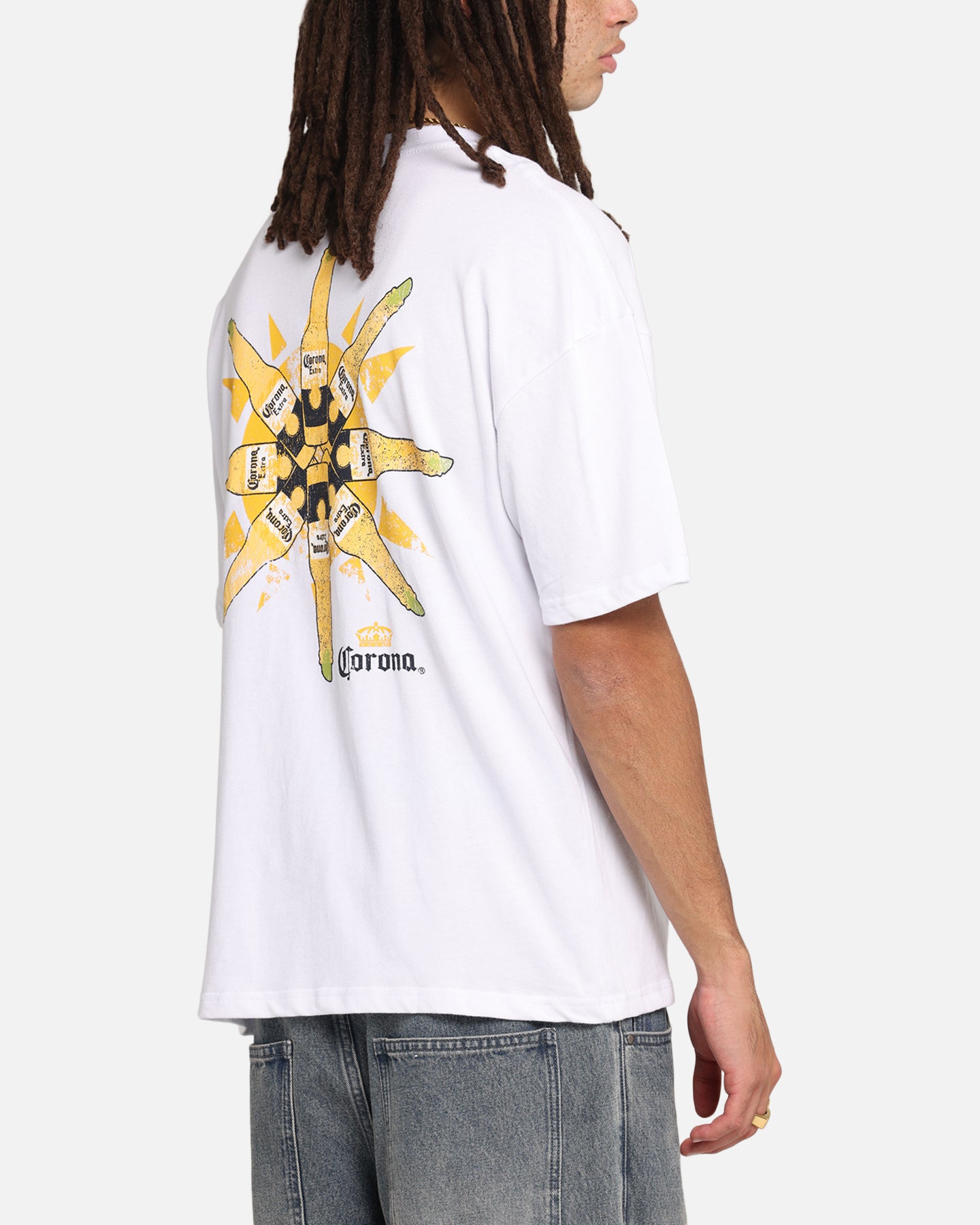 73 Studio Corona T-Shirt - Premium White Cotton Tee for Men & Women | Casual Wear, Street Style, Everyday Comfort