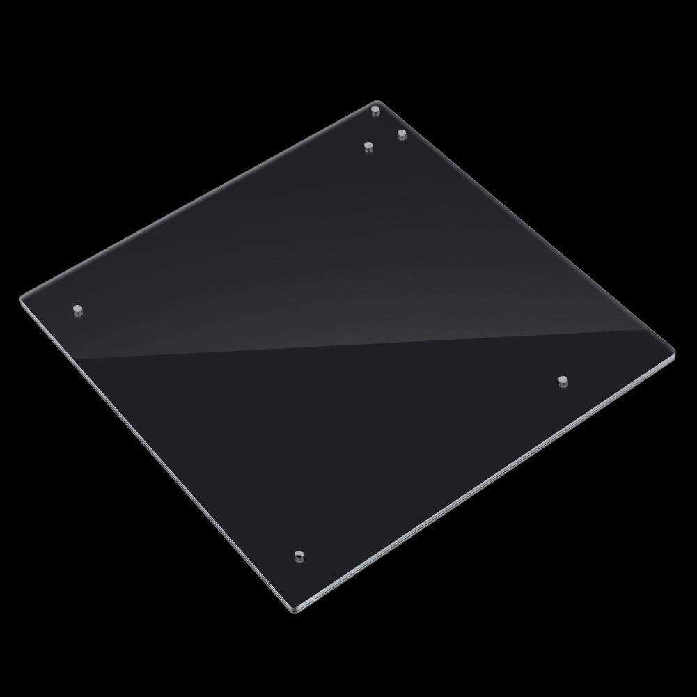 Transparent Acrylic Open Frame Computer Case for ITX Motherboard - DIY Base Stand & Motherboard Holder | Perfect for Custom PC Builds, Gaming Rigs & Home Office Setups