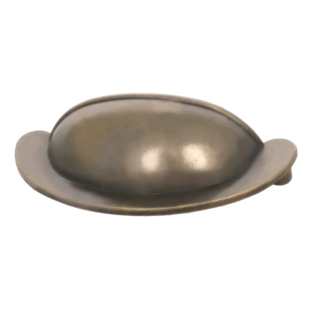 Vintage Bronze Shell Cup Pulls - 5Pcs Zinc Alloy Cabinet Handles 3.15
