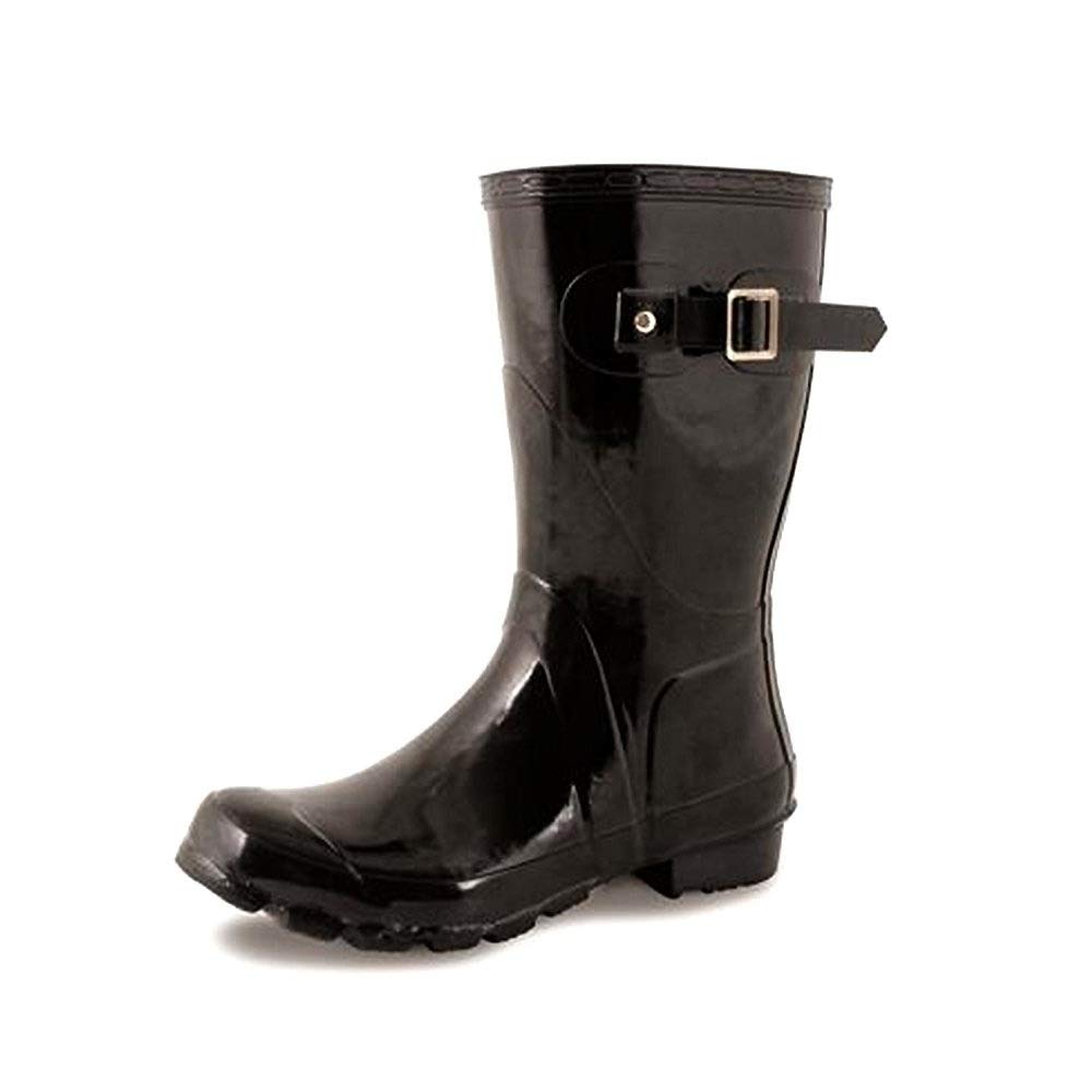 Women's Waterproof Work Wellingtons Boots - Comfortable & Durable Rubber Rain Boots for Gardening, Farming & Outdoor Activities