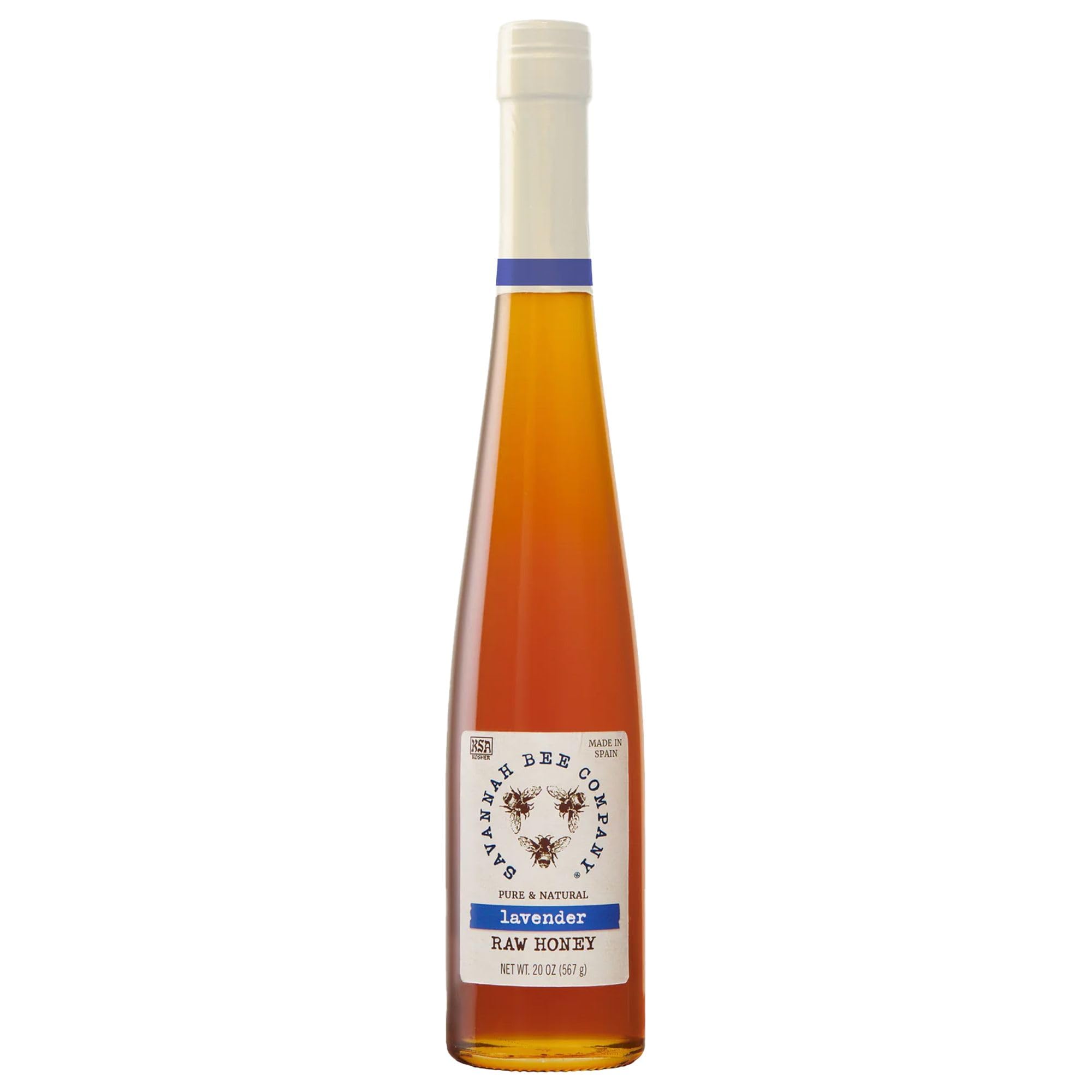 Savannah Bee Company Pure Raw Honey - 100% Natural, Unfiltered & Unprocessed - Great for Tea, Baking & Healthy Snacks