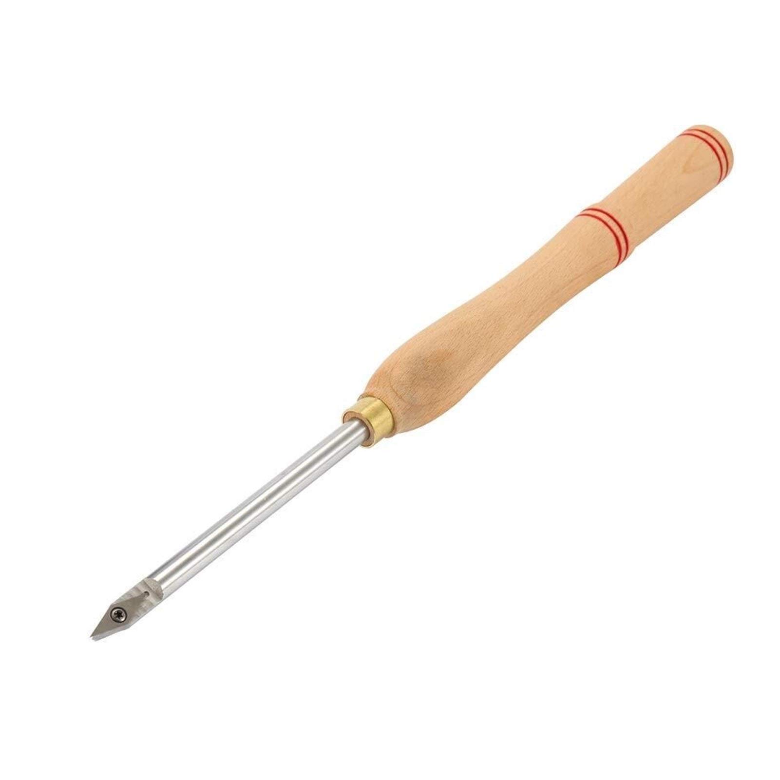 Premium Carbide Mini Turning Tool Set - High-Quality Alloy Steel Lathe Wood Turning Tools with Carbide Inserts & Wrench Cutter | Square Shank & Ergonomic Wood Handle for Woodworking | Perfect for DIY Projects, Furniture Making & Craftsmanship