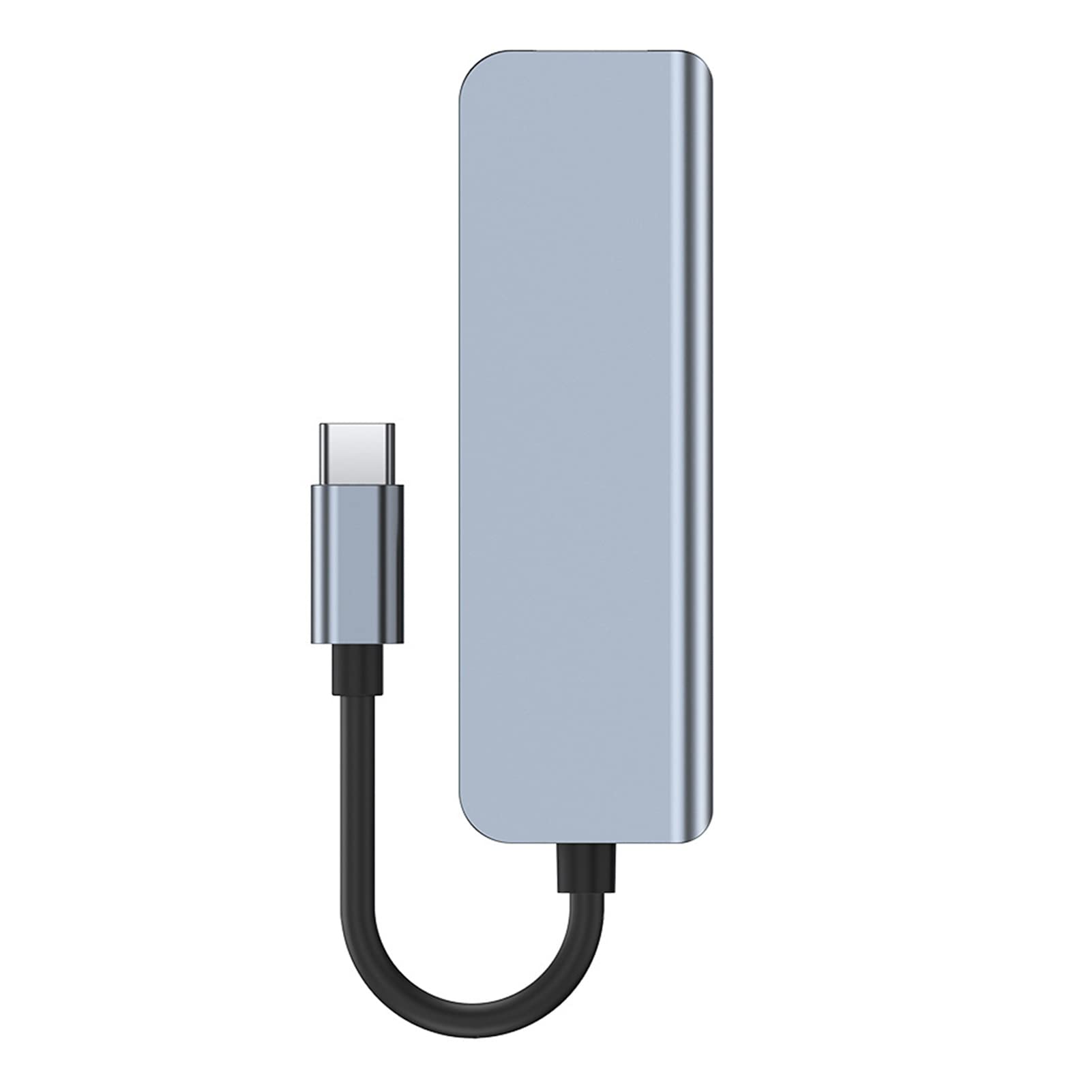 4-Port USB C Hub with USB 3.0 - Aluminum Alloy USB C to USB Adapter for Laptop, MacBook, iPad Pro - Expand Connectivity for Mouse, Keyboard, External Drive & More