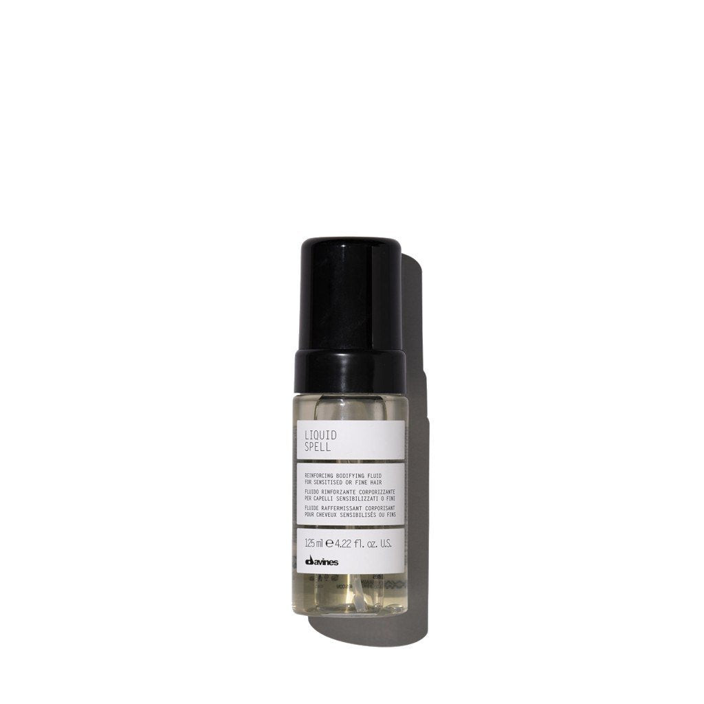 Davines Liquid Spell Reinforcing Bodifying Fluid 125ml - Volumizing Hair Treatment for Fine & Thin Hair - Perfect for Daily Styling & Volume Boost