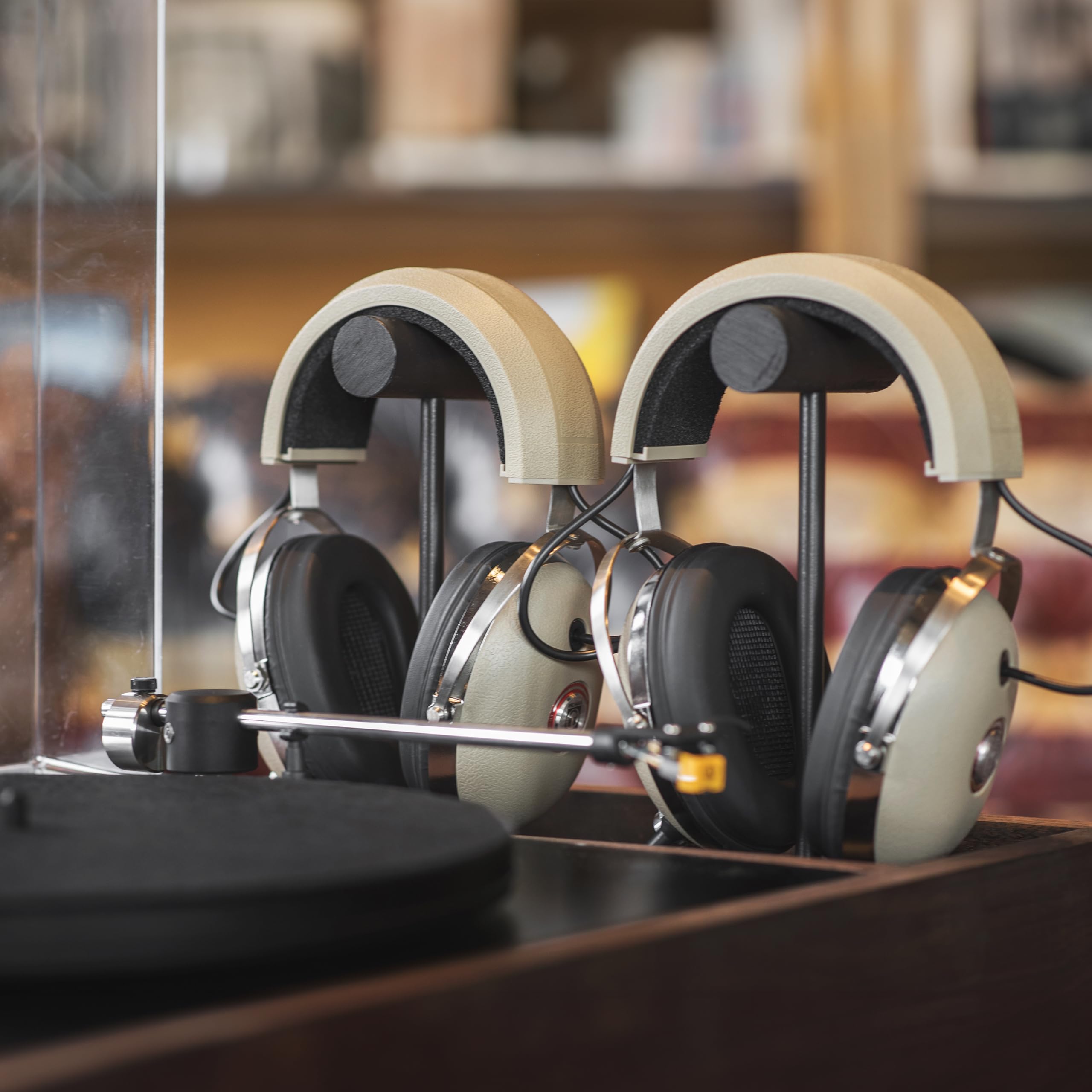Koss Pro4AA Studio Quality Over-Ear Headphones - Retro Style Full-Size Beige Headset for Music, Gaming & Professional Audio Recording