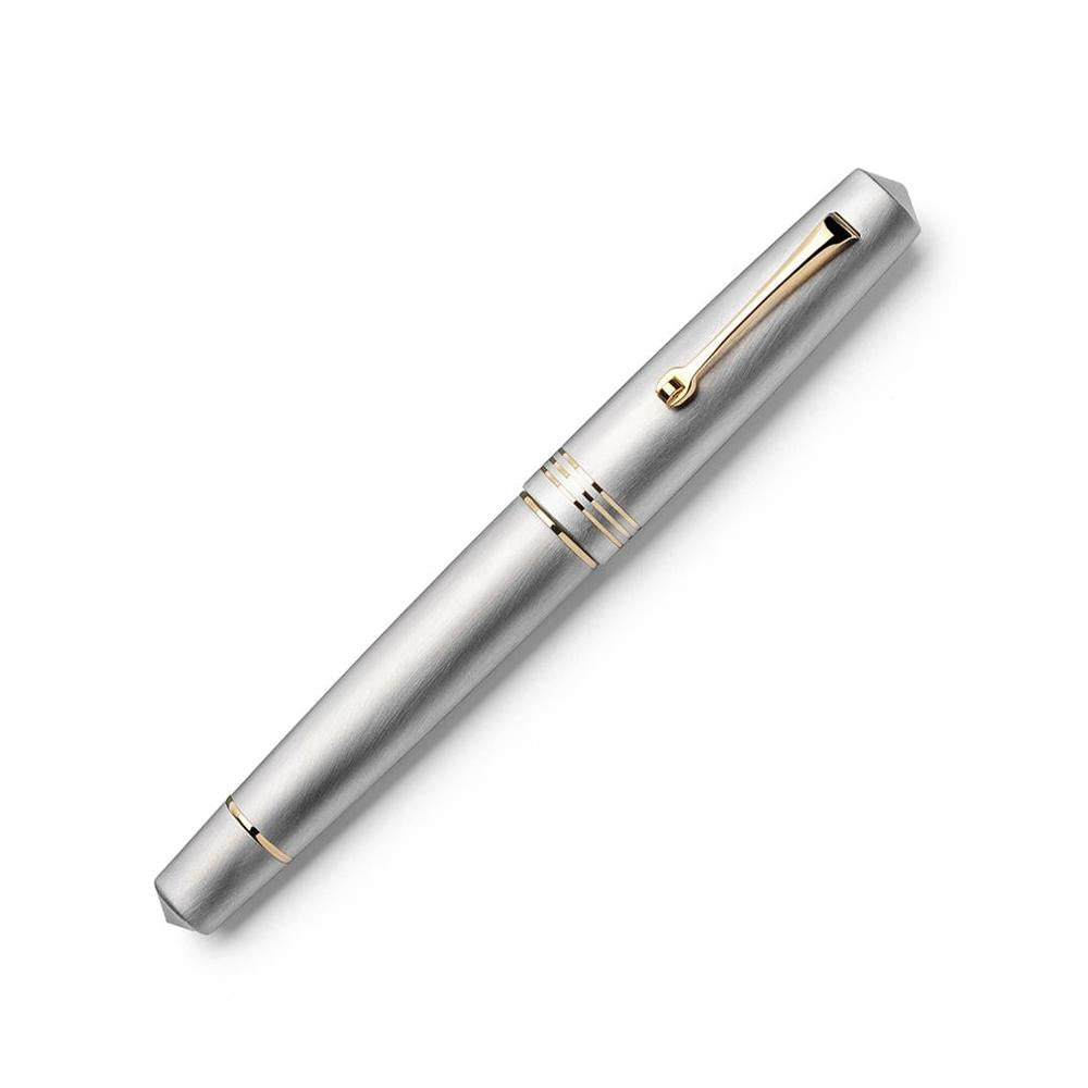 Leonardo Fountain Pen Momento Zero Limited Edition 2025 - Premium Stainless Steel & Alumina Nib - Perfect for Calligraphy, Writing & Collecting - Elegant Gift for Pen Enthusiasts