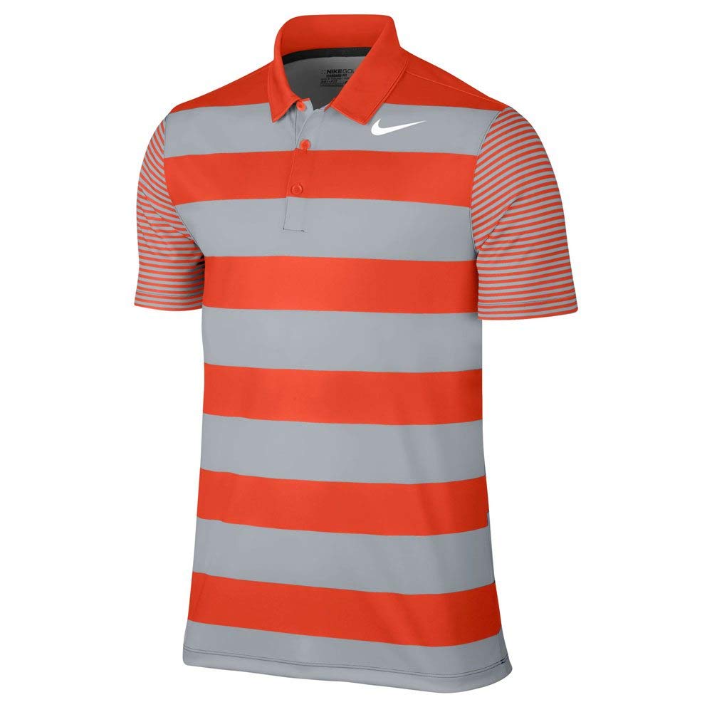 Nike Men's Dry Bold Stripe Golf Polo Shirt - Moisture-Wicking, UV Protection & Breathable Fabric for Golf, Casual Wear & Outdoor Activities