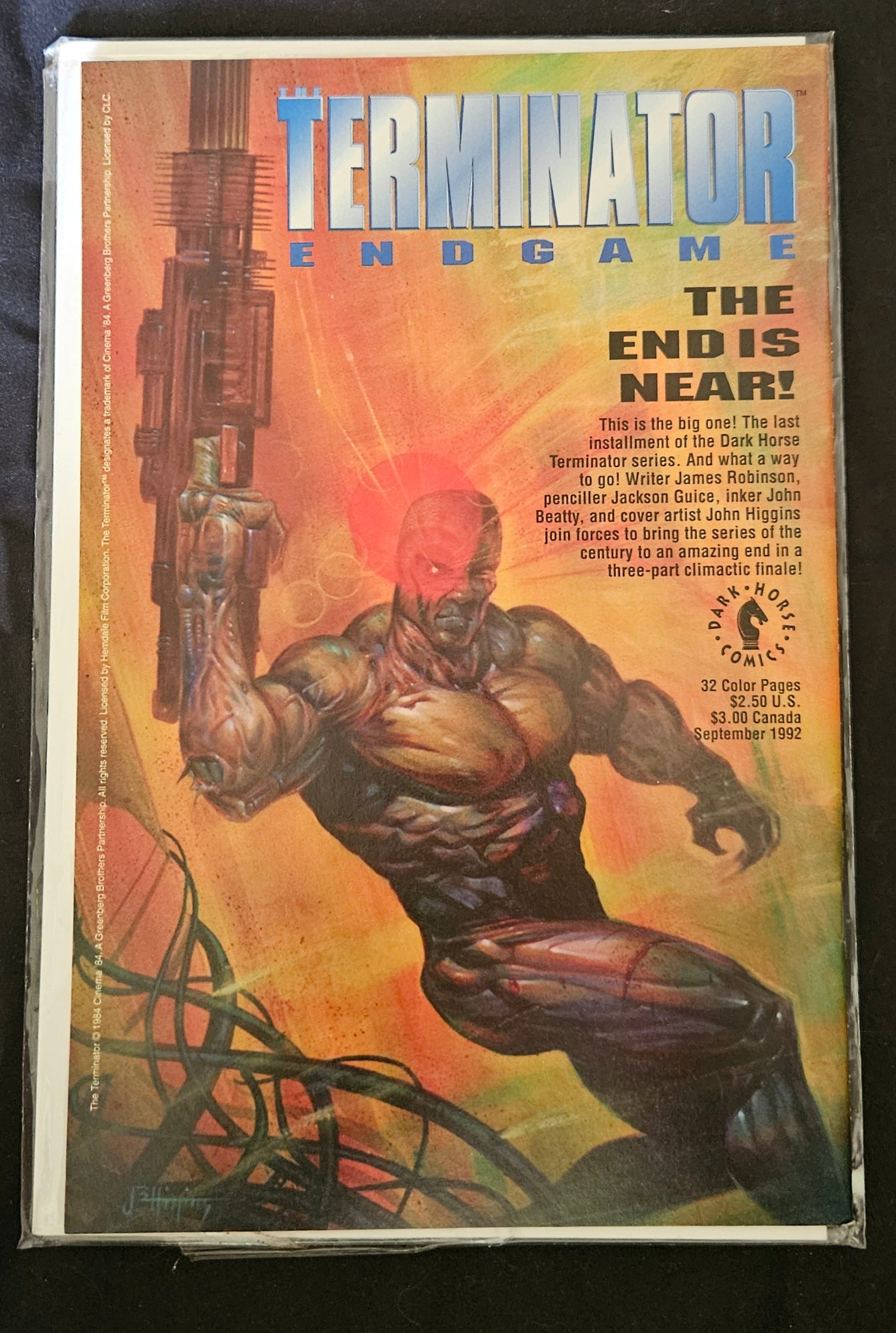 RoboCop vs Terminator #1 of 4 - Dark Horse Comics 1992 Graphic Novel | Collectible Comic Book for Sci-Fi Fans & Action Lovers | Perfect for Display, Gifts & Comic Collections