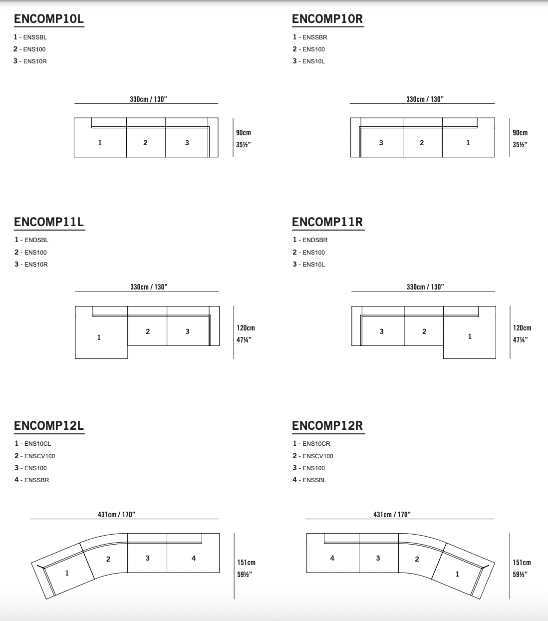 Endless Sofa - Modern Comfortable Sectional Couch for Living Room, Lounge & Family Room | Perfect for Relaxing, Entertaining & Movie Nights