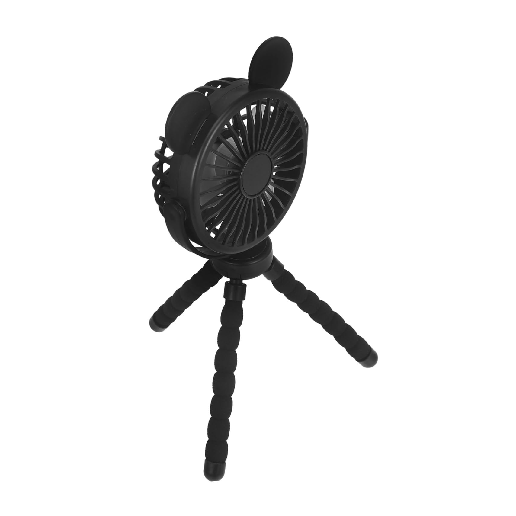 Wakauto 2 Pack Stroller Fan - Portable Rotatable Clip On Fan with Flexible Neck for Baby Stroller, Car Seat & Shopping Cart - Perfect for Outdoor Activities, Travel & Hot Weather