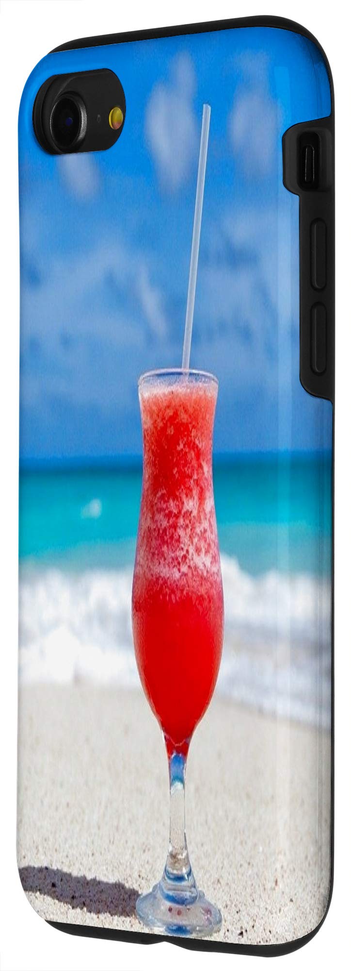 iPhone SE (2020) / 7 / 8 Cocktail Beach Phone Case - Trendy Summer Design Protective Cover for Beach Parties, Vacations & Outdoor Activities