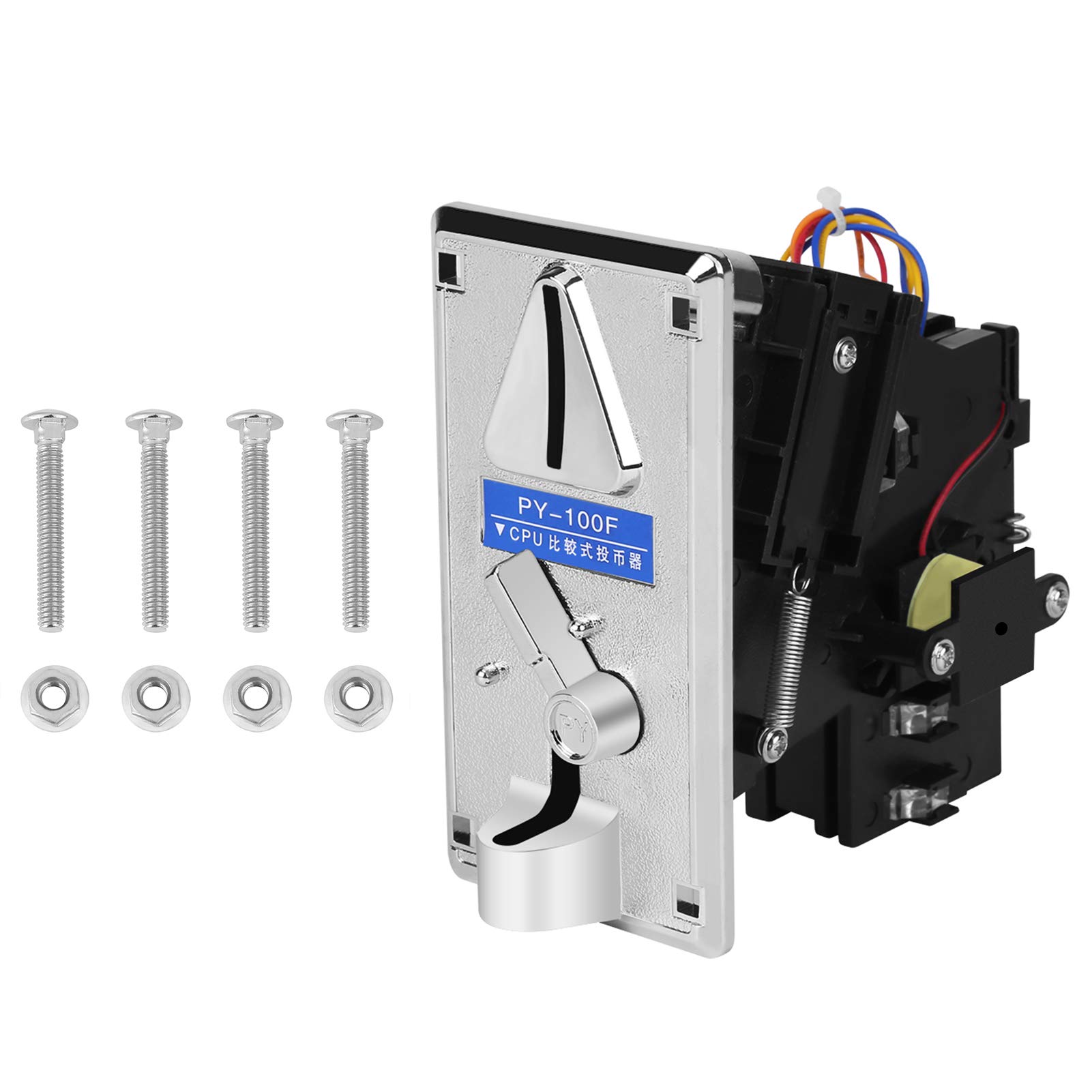 LZKW High Sensitivity Coin Selector - Durable Arcade Game Parts for Arcade Machines & Game Consoles - Perfect for Arcades, Gaming Lounges, and Home Entertainment Setups