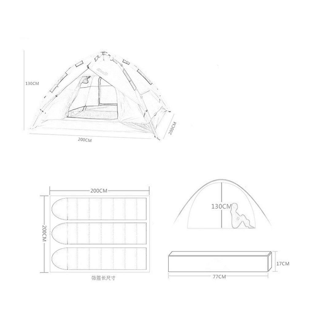 2-3 Person Dome Backpacking Tent for Camping - Lightweight, Easy Setup & Includes Footprint | Perfect for Hiking, Backpacking & Outdoor Adventures