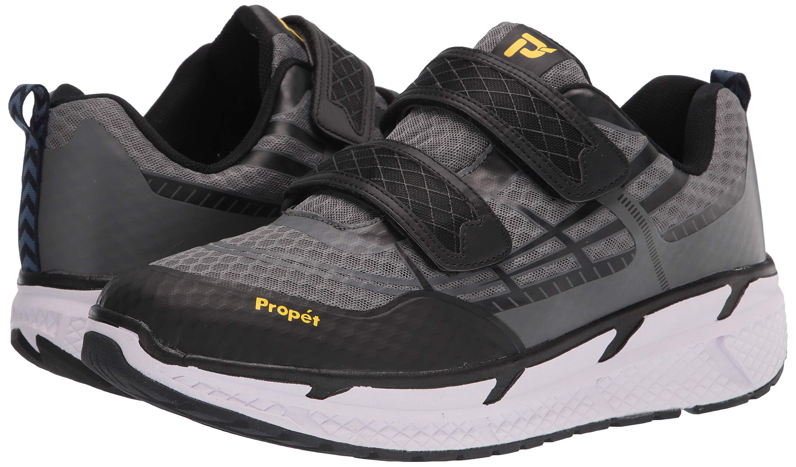 Propét Men's Ultra Strap Sneaker - Comfortable Walking Shoes for Men with Adjustable Straps | Perfect for Walking, Travel & Everyday Wear