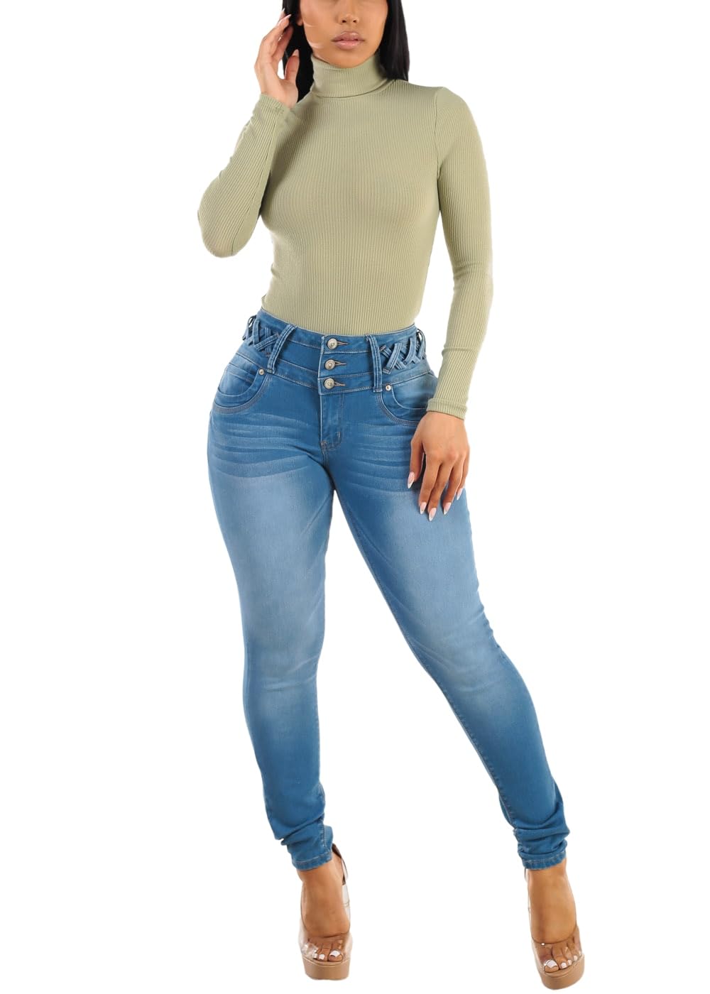 Best Butt Lifting Jeans for Women - High Waisted Skinny Stretch Denim Pants with Booty Lift Technology | Perfect for Date Night & Casual Outfits