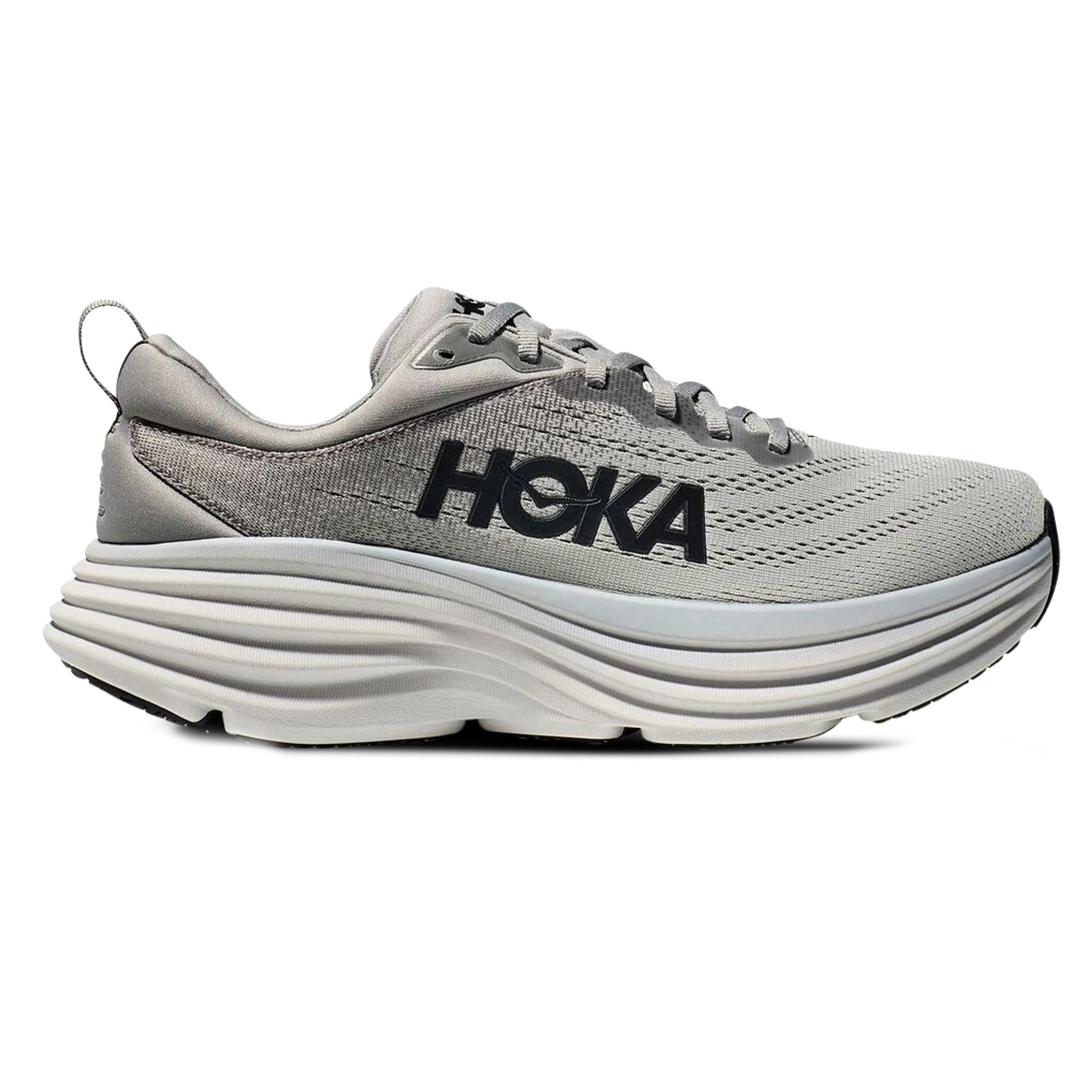 HOKA Bondi 8 Wide Running Shoes for Men - Cushioned Comfort for Long Distance Running & Walking - Perfect for Road, Treadmill & Everyday Wear