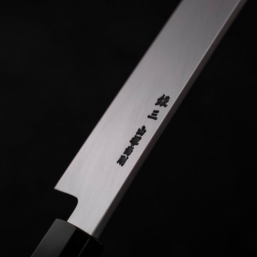 Premium Yanagi Kiritsuke Knife - 270mm Silver Steel #3 Honyaki Mirror Finish with Buffalo & Wenge Handle - Japanese Sushi & Sashimi Chef Knife for Professional Kitchen & Home Cooking