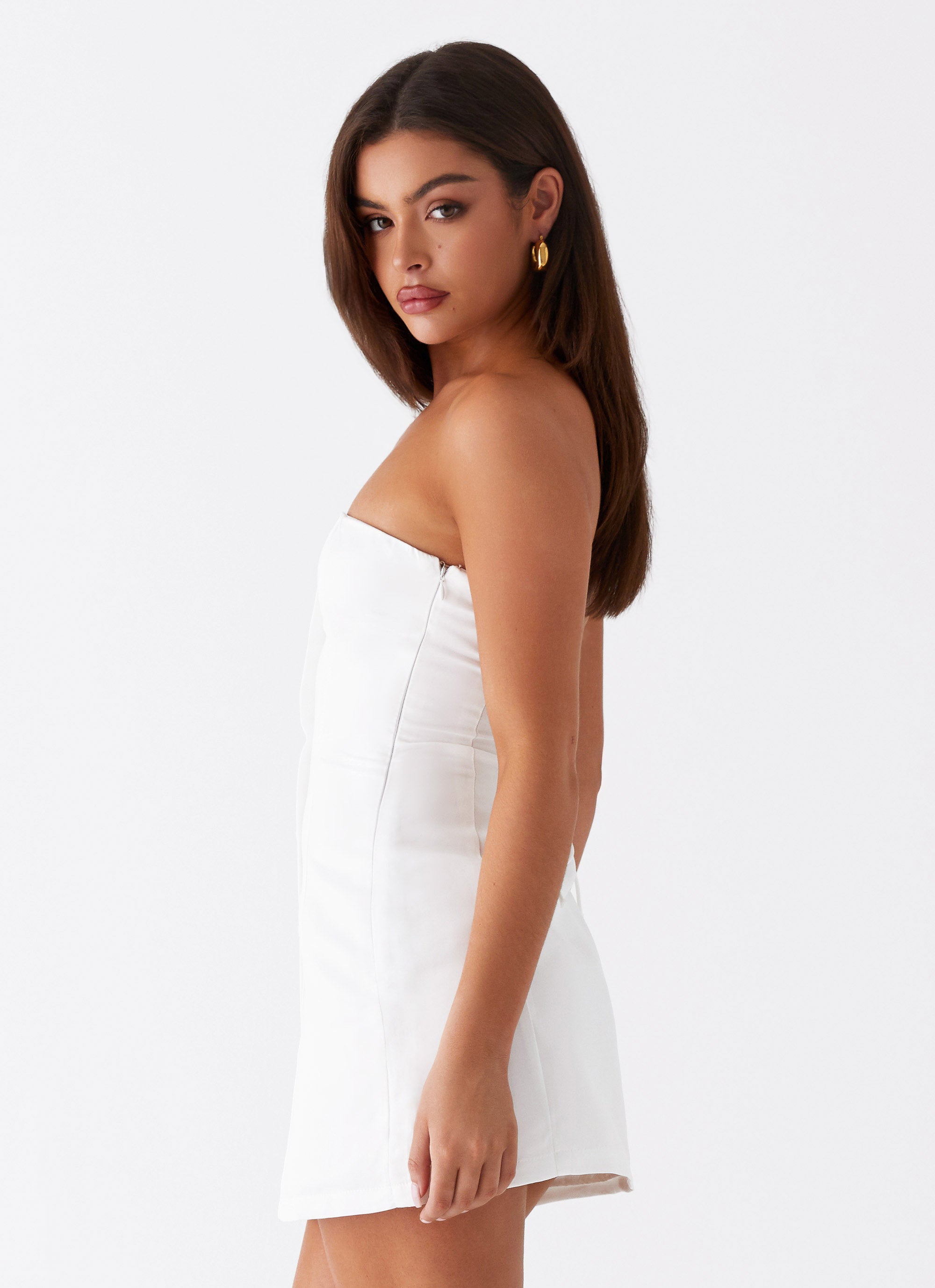 Good Lies Mini Dress - White | Sexy Bodycon Party Dress for Women | Perfect for Night Out, Club, Date Night & Special Occasions