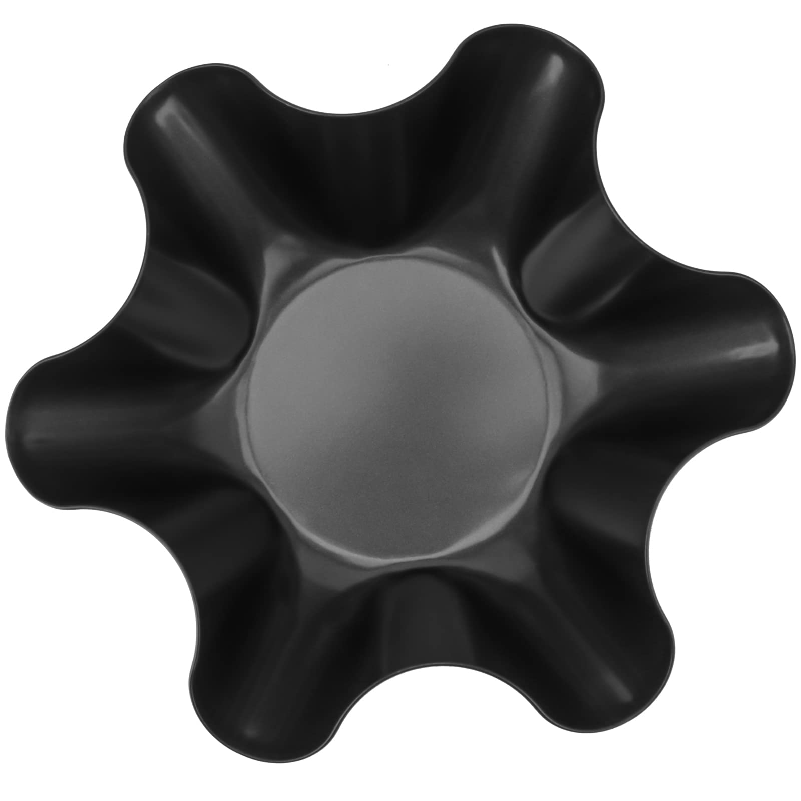 JEUIHAU 14-Piece 7-Inch Tortilla Bowl Maker Set - Taco Salad Shell Mold & Petal-Shaped Tortilla Pans - Perfect for Making Taco Bowls, Salads, Dips & Party Snacks - Ideal for Mexican Cuisine, Family Gatherings & Restaurant Use - Black