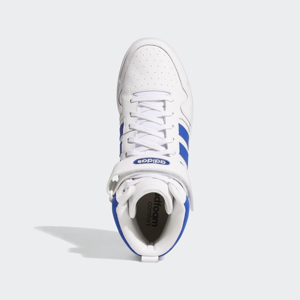 Adidas Kids' Postmove Mid Basketball Shoes - High-Top Sneakers for Boys & Girls - Breathable Comfort for School, Sports & Play