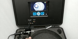 Portable Video Borescope Inspection System - HD Endoscope Camera for Pipe, Engine & HVAC Maintenance | Industrial & Home Use
