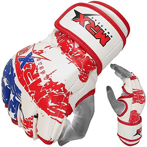 MRX MMA Gloves - UFC Approved Grappling & Boxing Gloves for Men & Women - Ideal for Cage Fighting, Muay Thai, Training & Sparring - Durable & Comfortable Fight Mitts