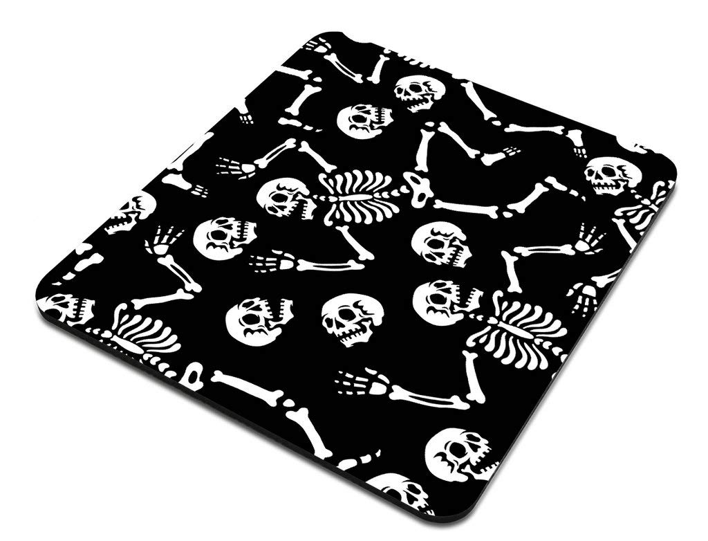 Non-Slip Gaming Mouse Pad with Skeleton Dance Party Design - Large Rectangle Computer Mousepad for PC & Laptop - Perfect for Gamers, Office Work & Home Use
