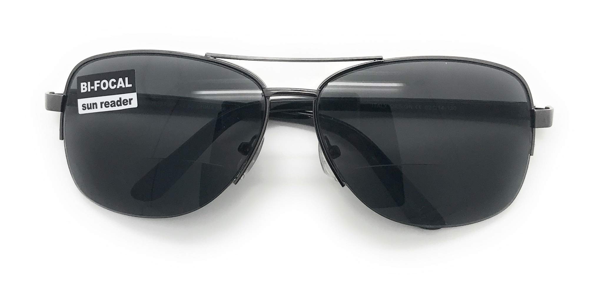 Polarized Aviator Bifocal Sunglasses for Men & Women - UV400 Protection Reading Glasses for Outdoor Activities, Driving & Fishing