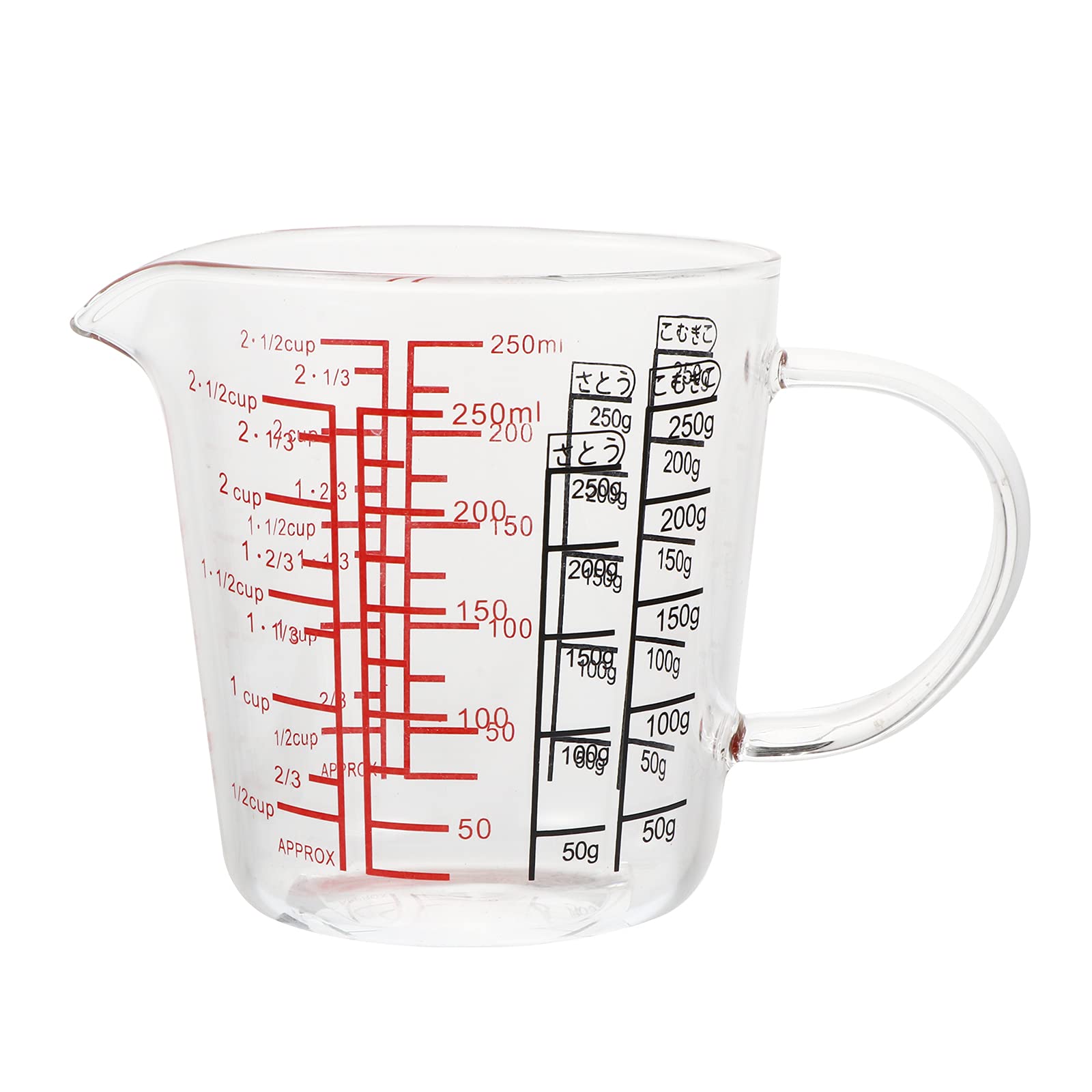 DOITOOL 250ml Kitchen Measuring Cup - Stainless Steel Coffee & Milk Measuring Tool for Baking, Cooking, Beverages - Perfect for Coffee, Tea, Cocktails & Liquid Ingredients