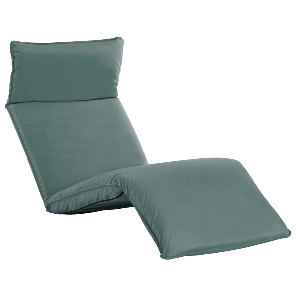 Foldable Outdoor Lounge Chair - Gray Oxford Fabric Chaise Lounge for Beach, Patio, Pool & Deck | Perfect for Sunbathing, Relaxing & Backyard Lounging