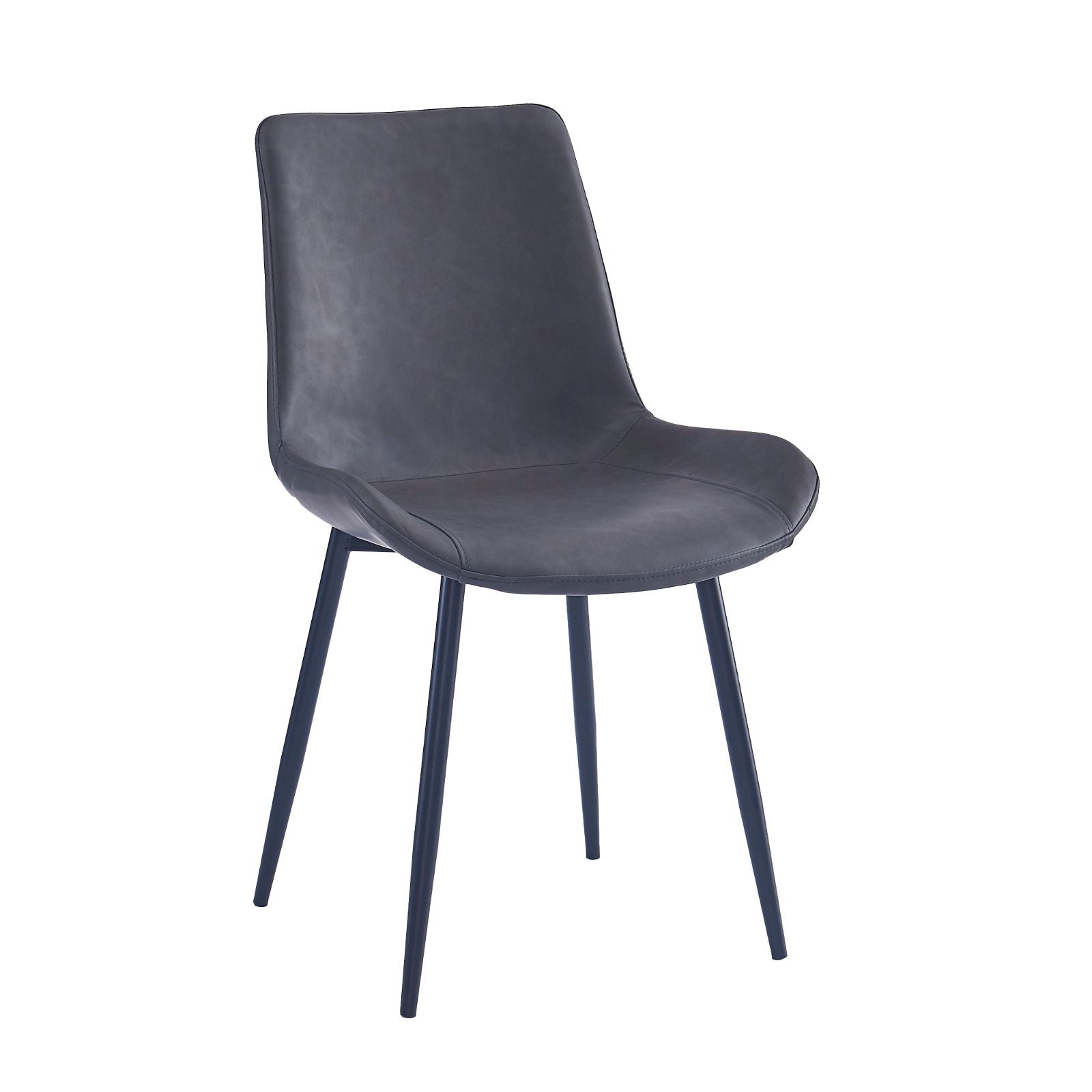 Apollo Modern Dining Chair - Mid Century Wooden Kitchen Chair with Upholstered Seat - Perfect for Dining Room, Kitchen, and Breakfast Nook