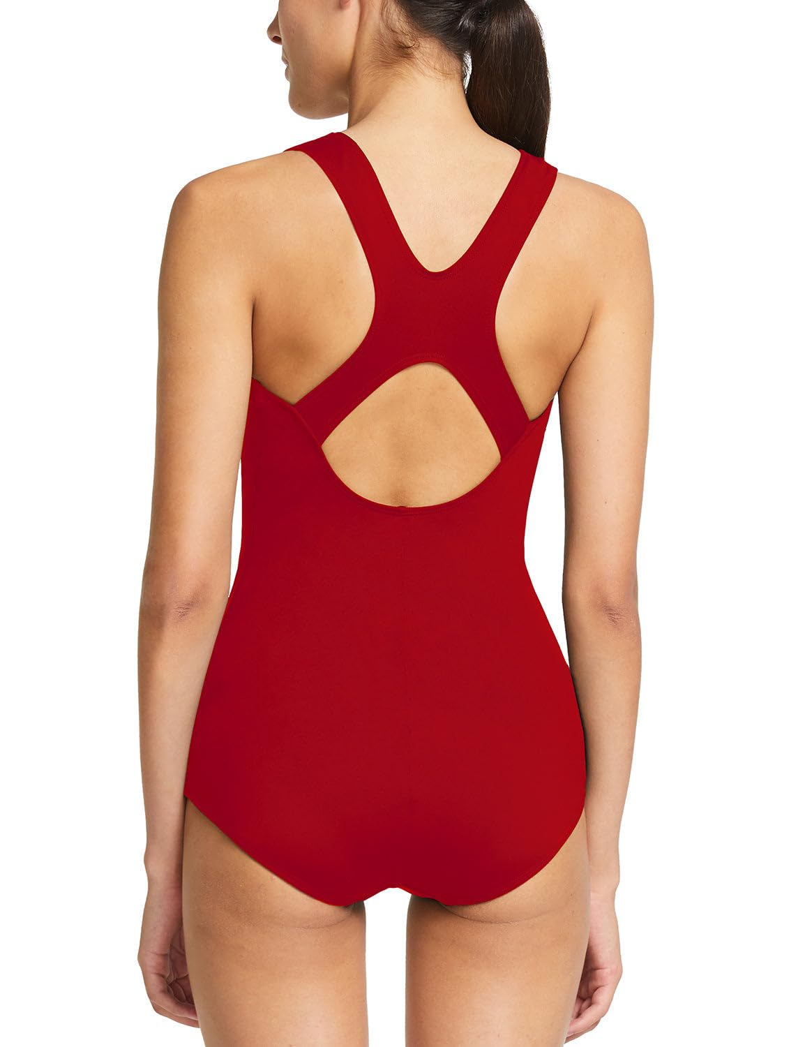 Baleaf Women's Racerback Athletic One Piece Swimsuit - Modest Bathing Suit for Swimming, Yoga & Beach Activities | Quick-Dry Comfort & UV Protection