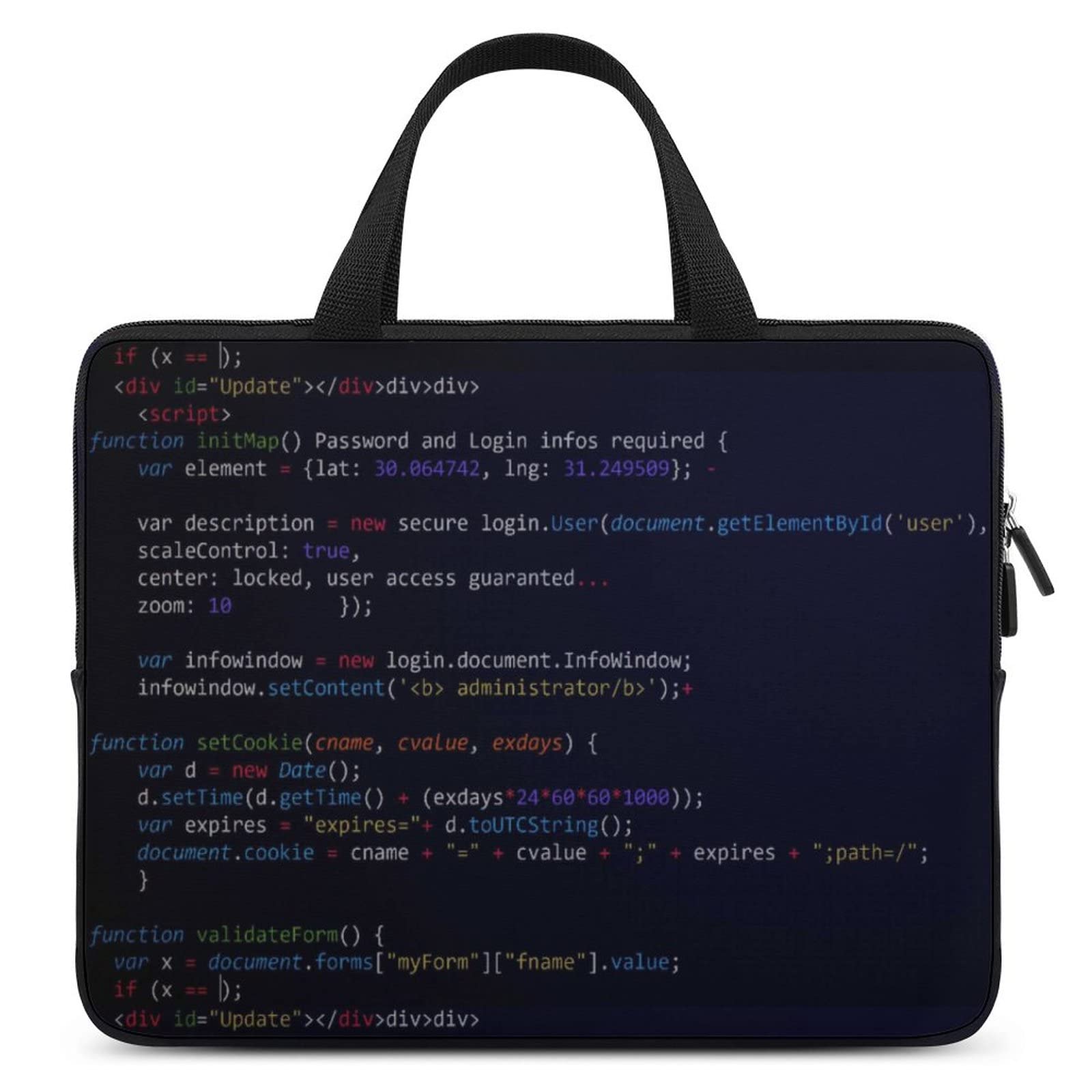 Premium Laptop Bag for Work & Travel - Durable Laptop Case Sleeve with Shoulder Strap | Portable Computer Briefcase for Business Professionals & Students | Perfect for Office, Commuting & Airplane Use