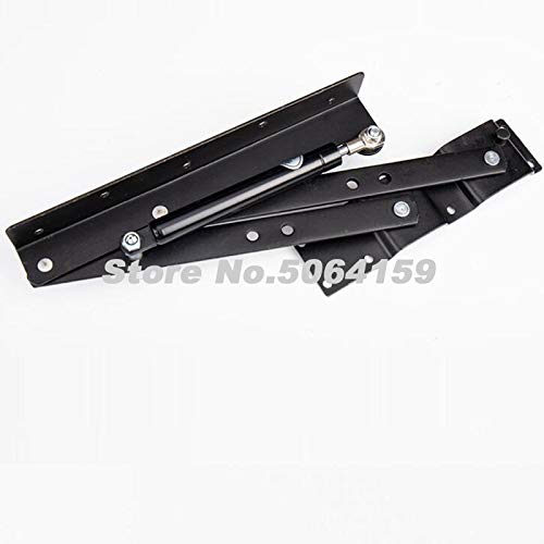 2Pcs Cabinet Hinges - Folding Spring Lift Up Table Hinge Mechanism for Furniture, Coffee & Computer Tables | Durable Hardware for Shelf & Rack Installation | Perfect for Home Office & Living Room Organization